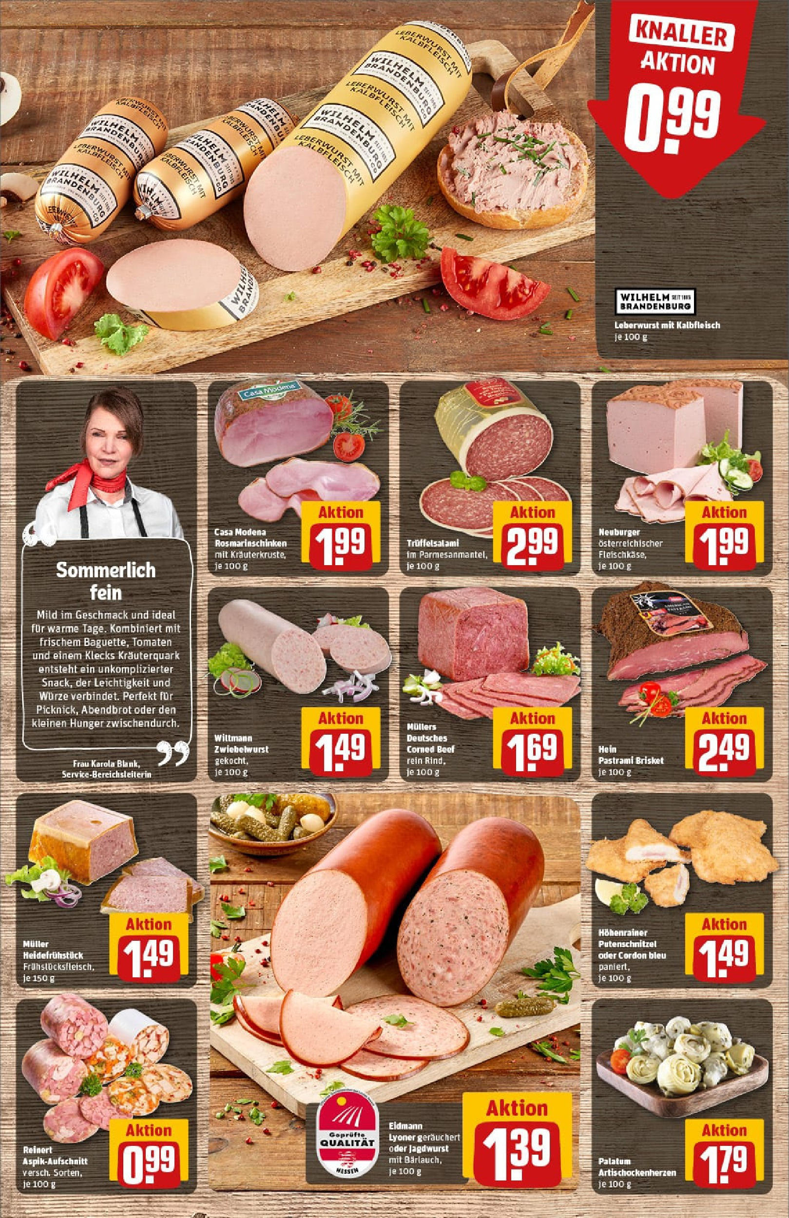 REWE Prospekt ab 29.06.2025 zum Blättern » Angebote | Seite: 12 | Produkte: Tomaten, Putenschnitzel, Wurst, Salami