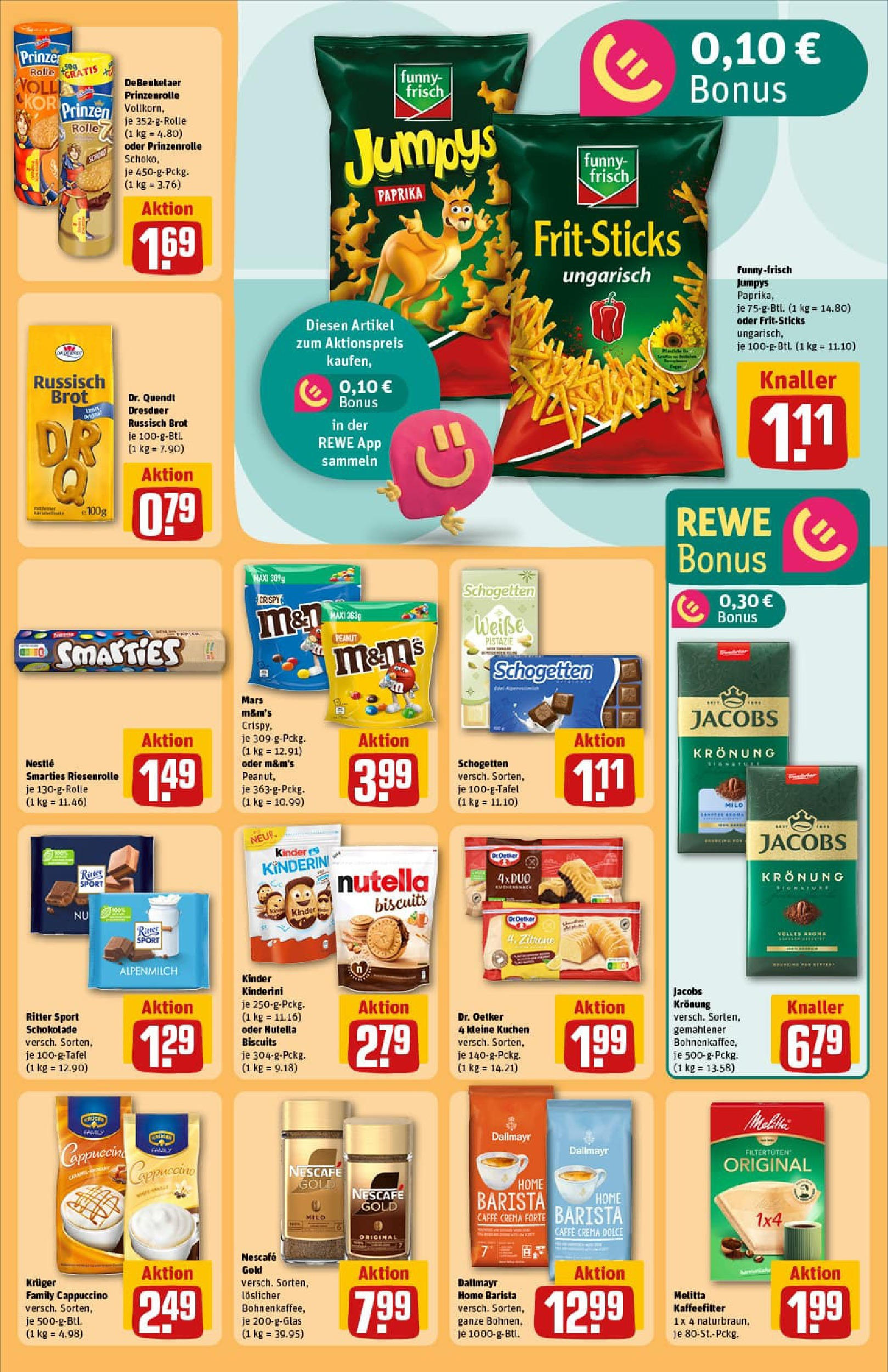 REWE Prospekt ab 29.06.2025 zum Blättern » Angebote | Seite: 31 | Produkte: Melitta, Nescafe, Brot, Kuchen