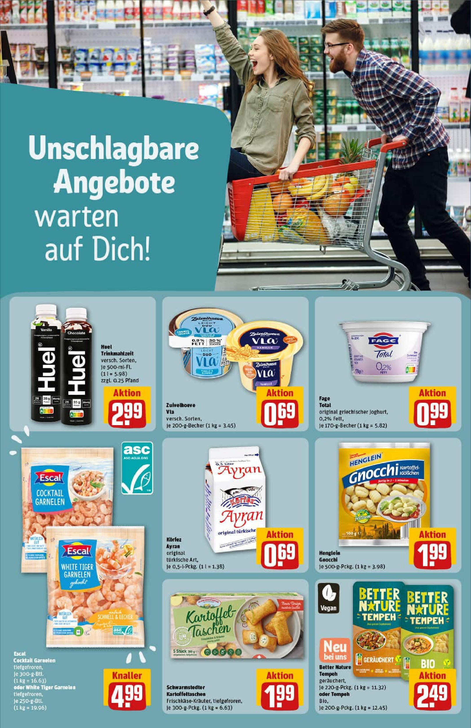 REWE Prospekt ab 29.06.2025 zum Blättern » Angebote | Seite: 26 | Produkte: Garnelen, Tiger garnelen, Frischkase