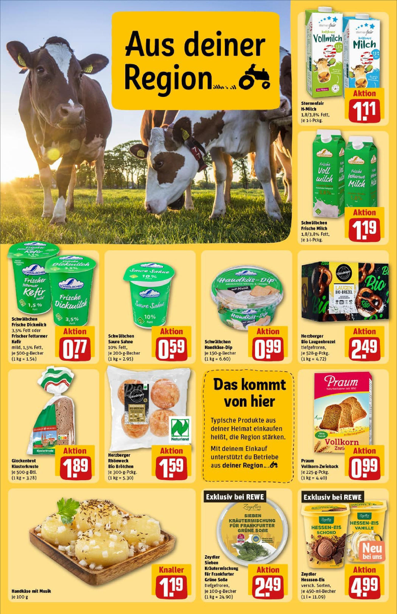 REWE Prospekt ab 29.06.2025 zum Blättern » Angebote | Seite: 34 | Produkte: Kefir, Milch, Haltbare milch, Soße