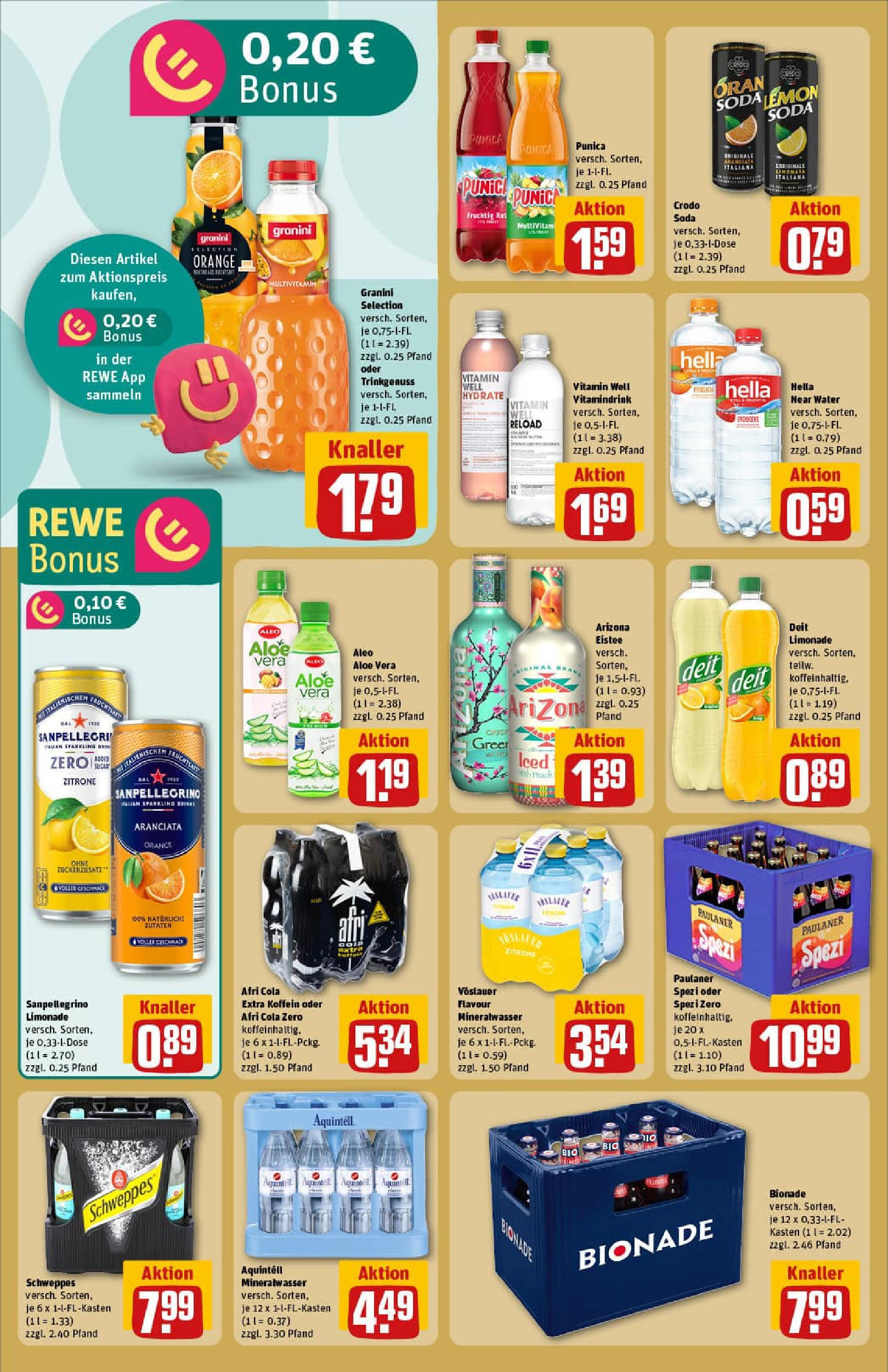 REWE Prospekt ab 29.06.2025 zum Blättern » Angebote | Seite: 26 | Produkte: Cola, Limonade, Mineralwasser, Paulaner