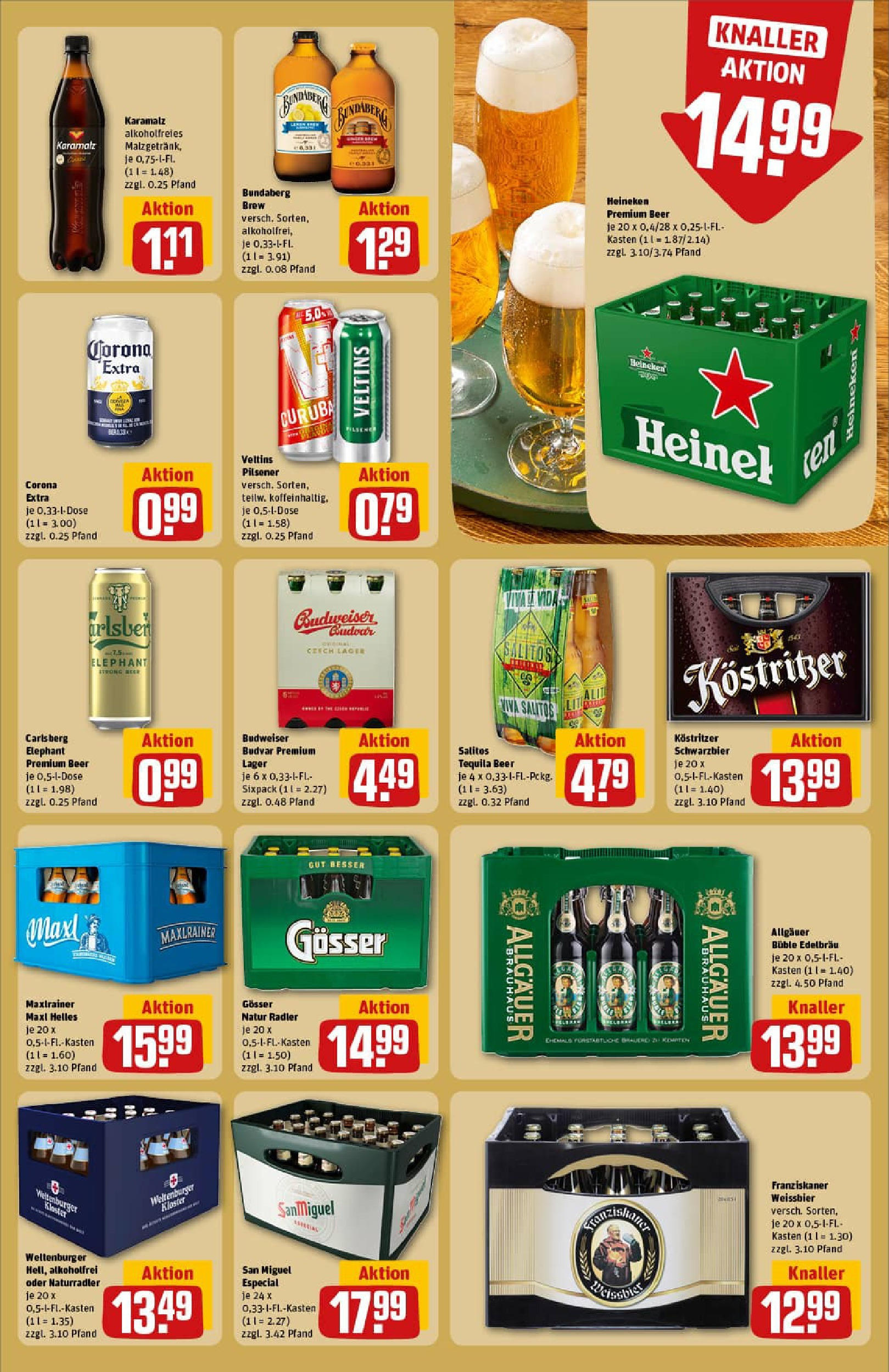 REWE Prospekt ab 29.06.2025 zum Blättern » Angebote | Seite: 27 | Produkte: Carlsberg, Kostritzer, Tequila, Radler