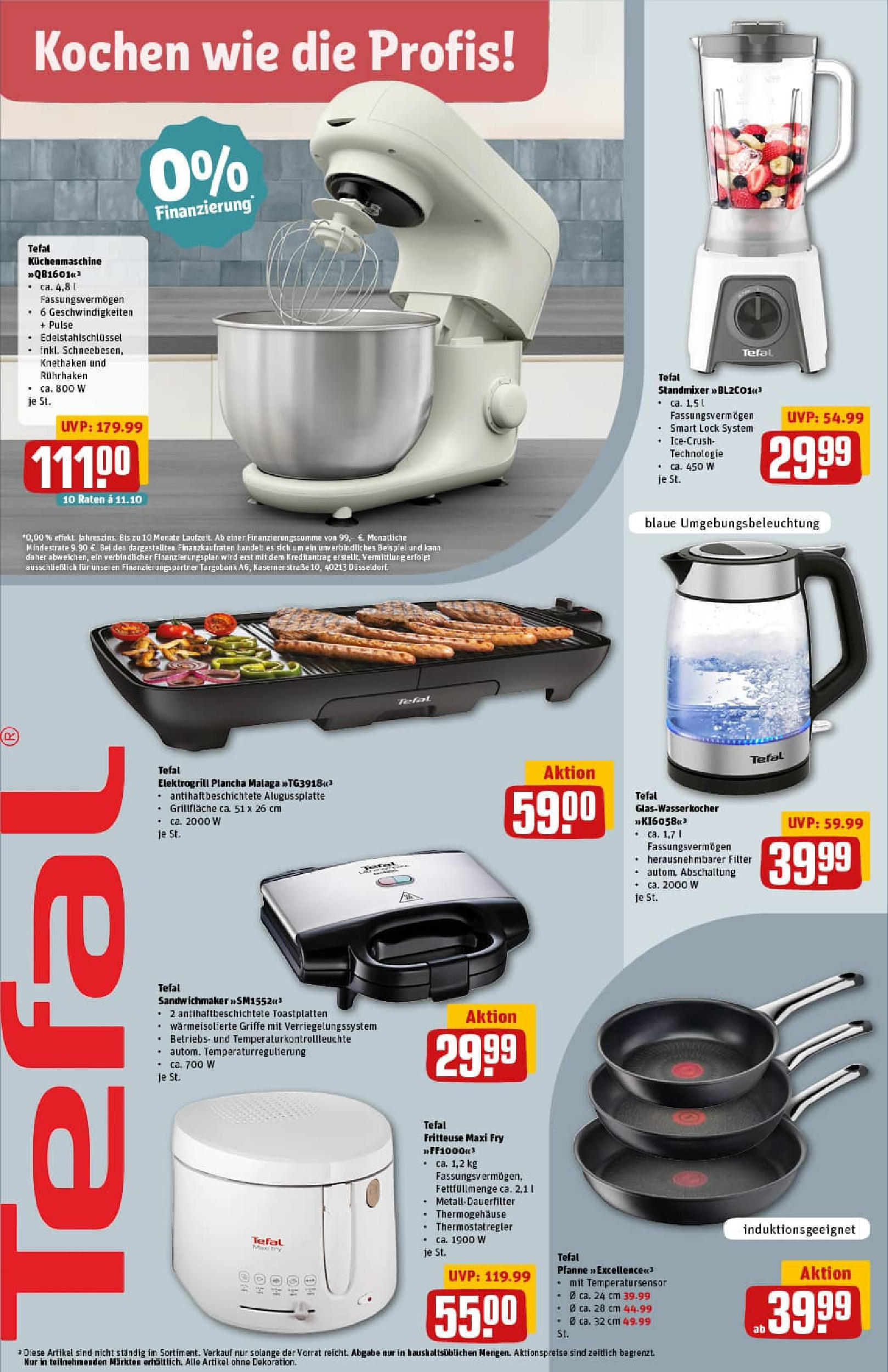 REWE Prospekt ab 29.06.2025 zum Blättern » Angebote | Seite: 38 | Produkte: Grill, Sandwichmaker, Fritteuse