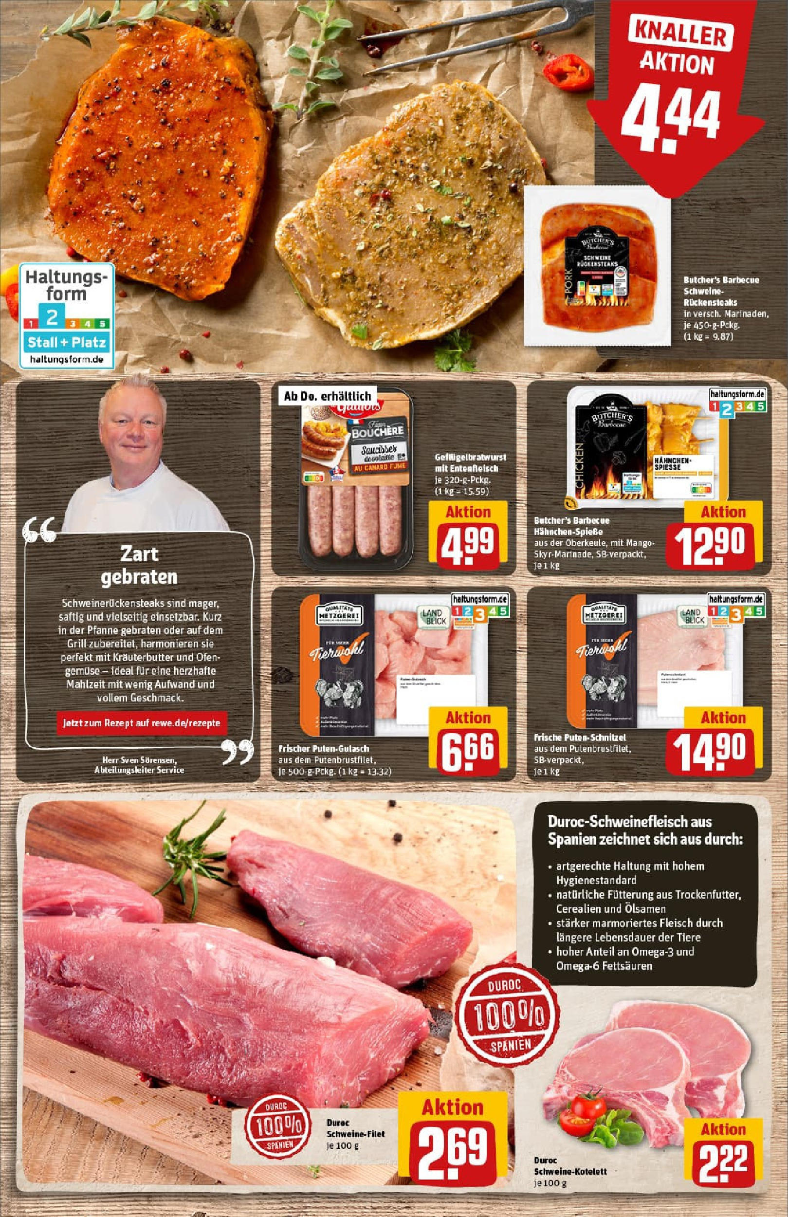 REWE Prospekt ab 29.06.2025 zum Blättern » Angebote | Seite: 10 | Produkte: Grill, Spieße, Gemüse, Steak