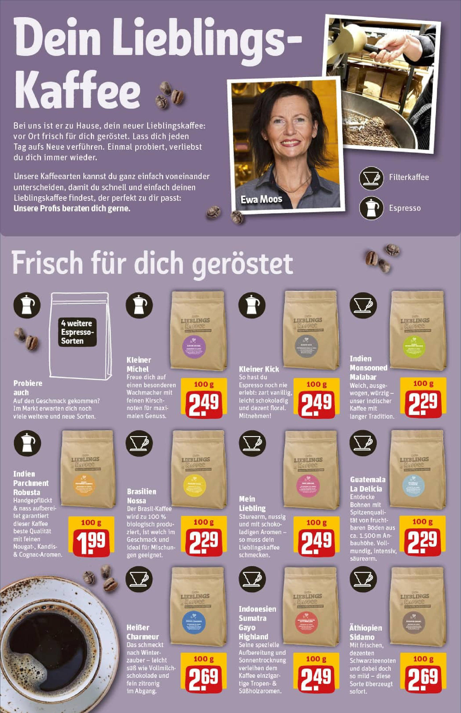 REWE Prospekt ab 29.06.2025 zum Blättern » Angebote | Seite: 14 | Produkte: Kaffee, Schokolade