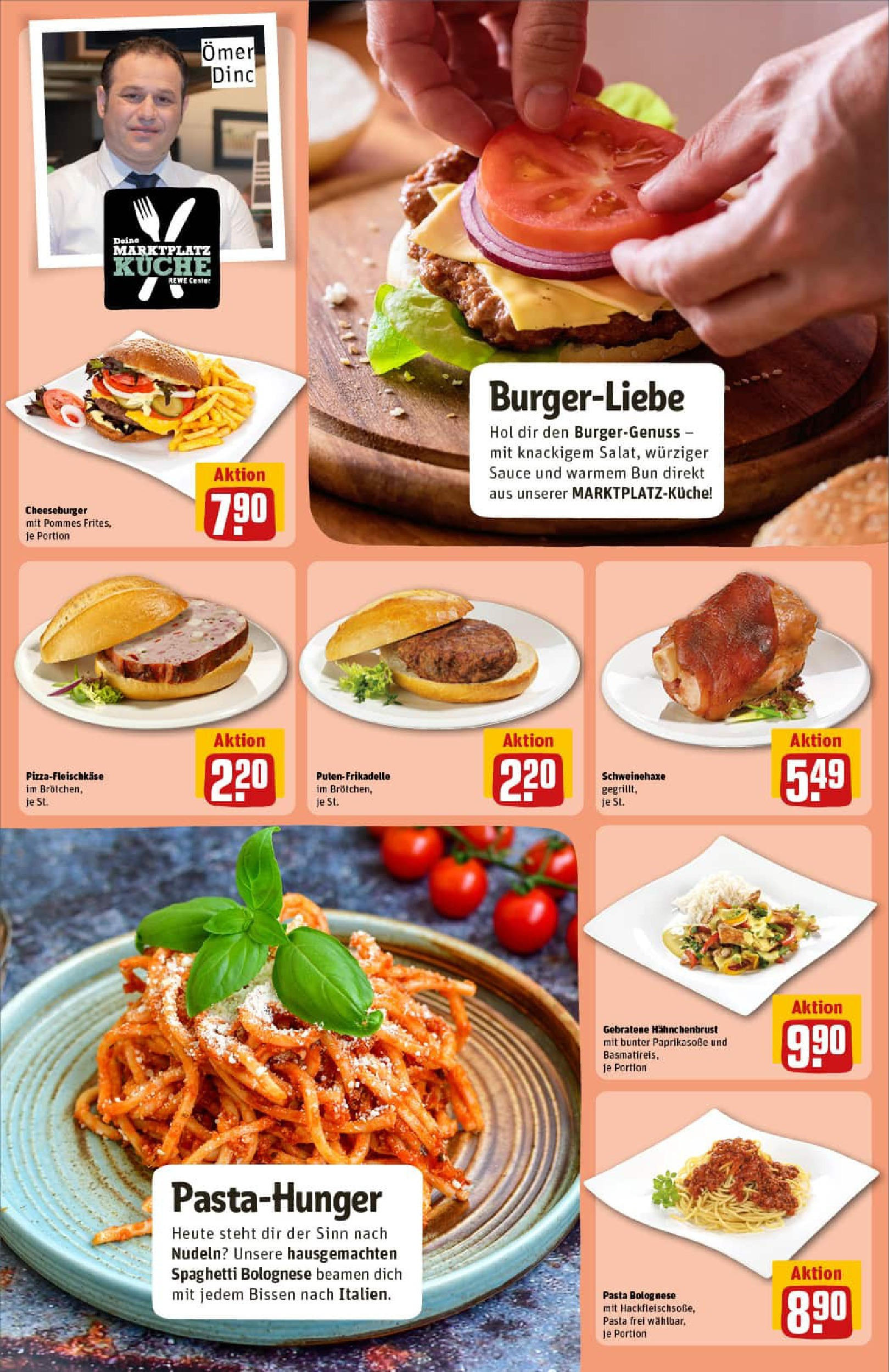 REWE Prospekt ab 29.06.2025 zum Blättern » Angebote | Seite: 15 | Produkte: Burger, Pasta, Nudeln, Hahnchenbrust