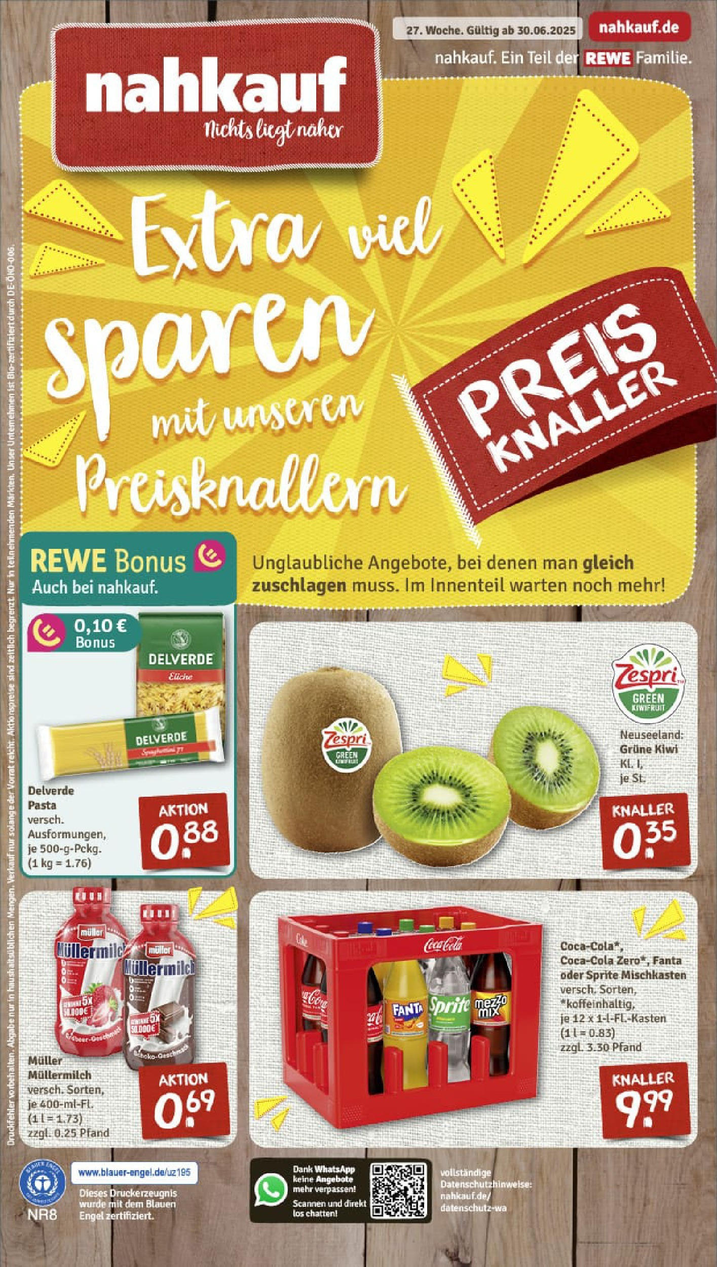REWE Prospekt ab 29.06.2025 zum Blättern » Angebote | Seite: 1