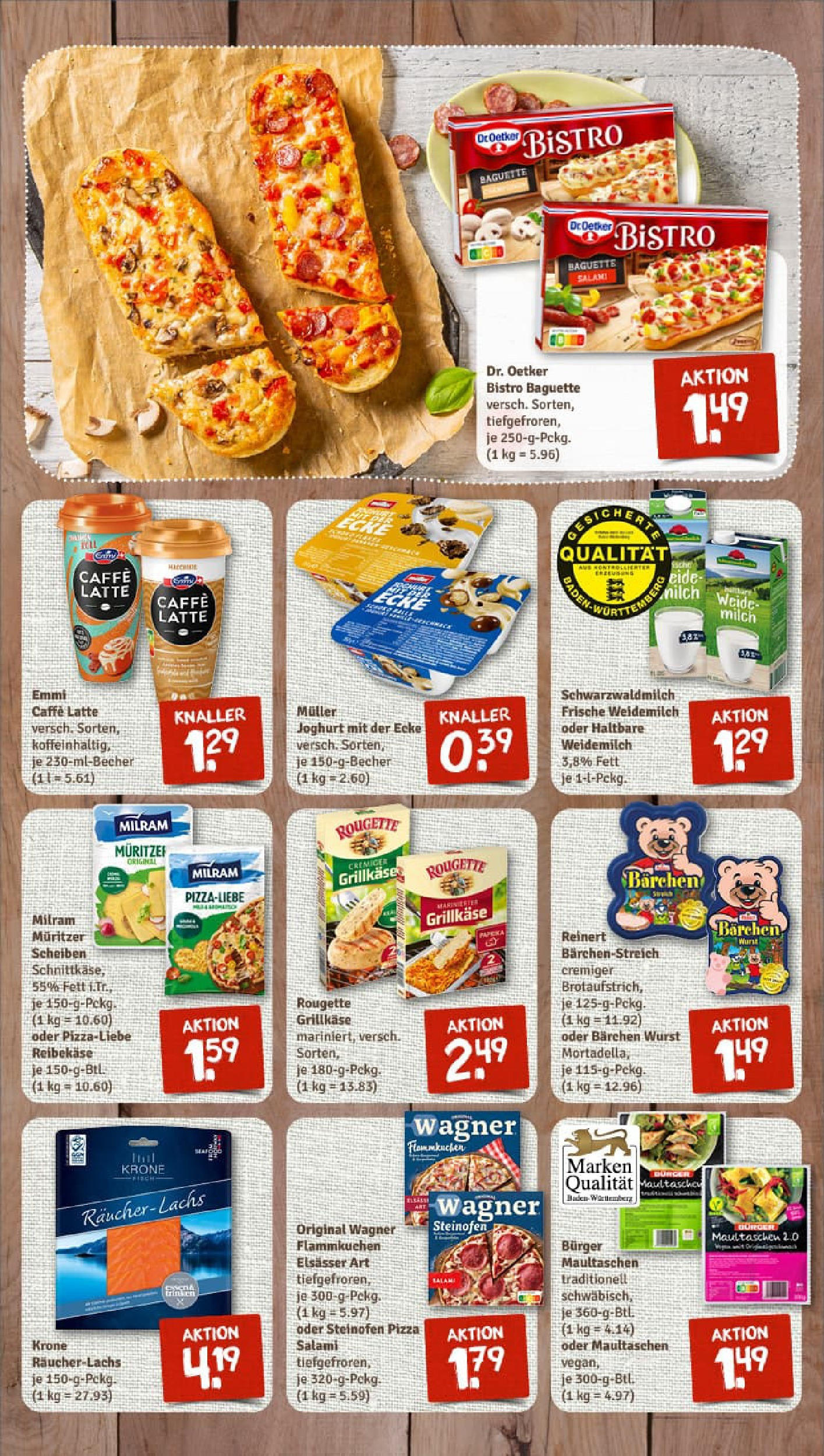 REWE Prospekt ab 29.06.2025 zum Blättern » Angebote | Seite: 7 | Produkte: Räucherlachs, Wurst, Pizza, Reibekase