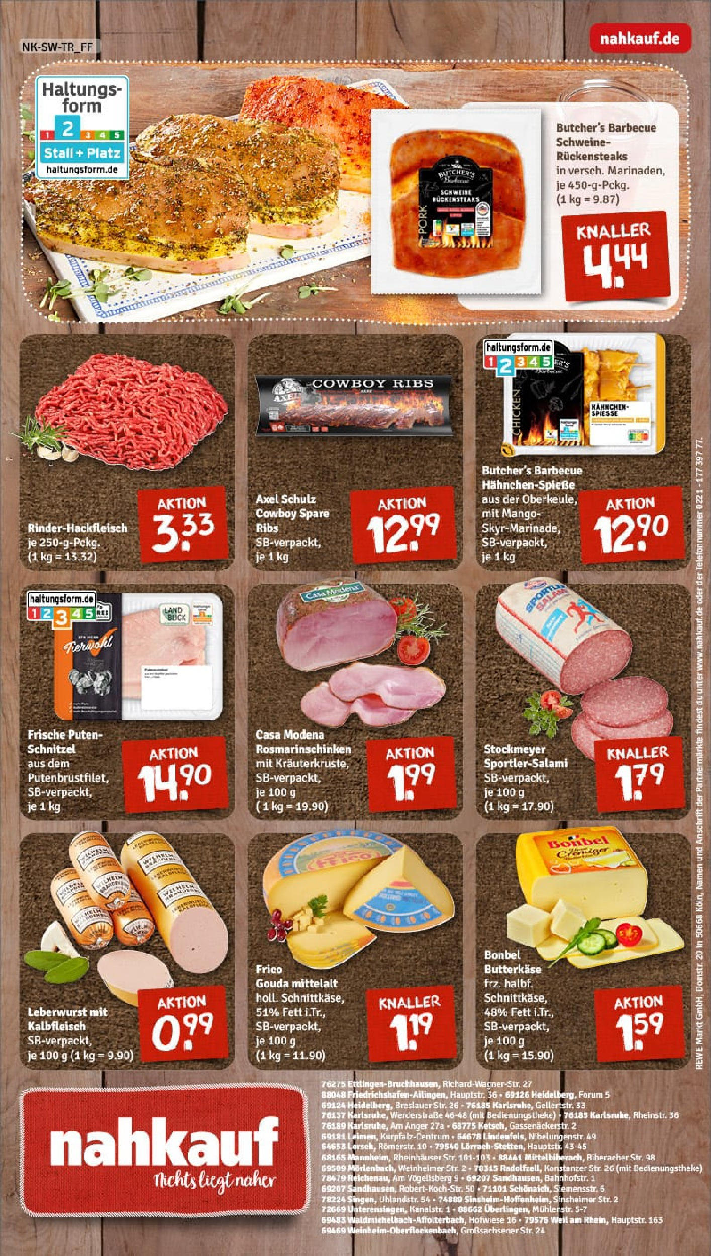 REWE Prospekt ab 29.06.2025 zum Blättern » Angebote | Seite: 8 | Produkte: Butter, Gouda, Schnitzel, Salami