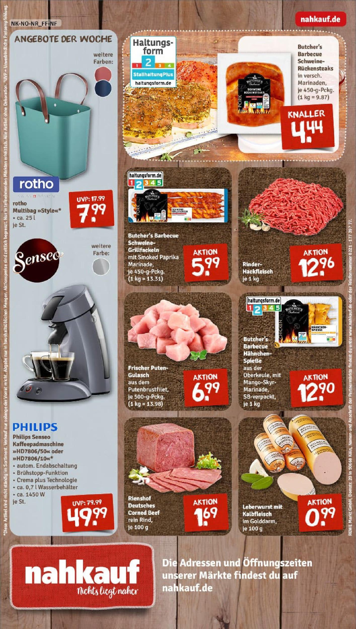 REWE Prospekt ab 29.06.2025 zum Blättern » Angebote | Seite: 8 | Produkte: Paprika, Gulasch, Steak, Hackfleisch