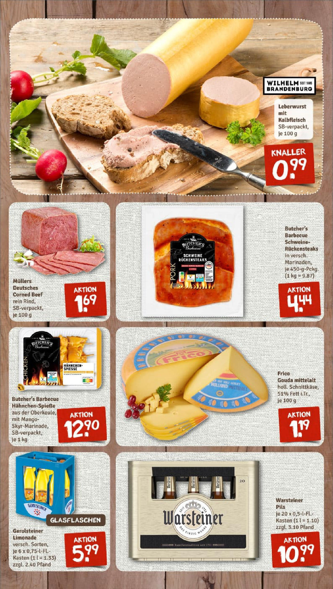 REWE Prospekt ab 29.06.2025 zum Blättern » Angebote | Seite: 7 | Produkte: Spieße, Warsteiner, Mango, Gerolsteiner