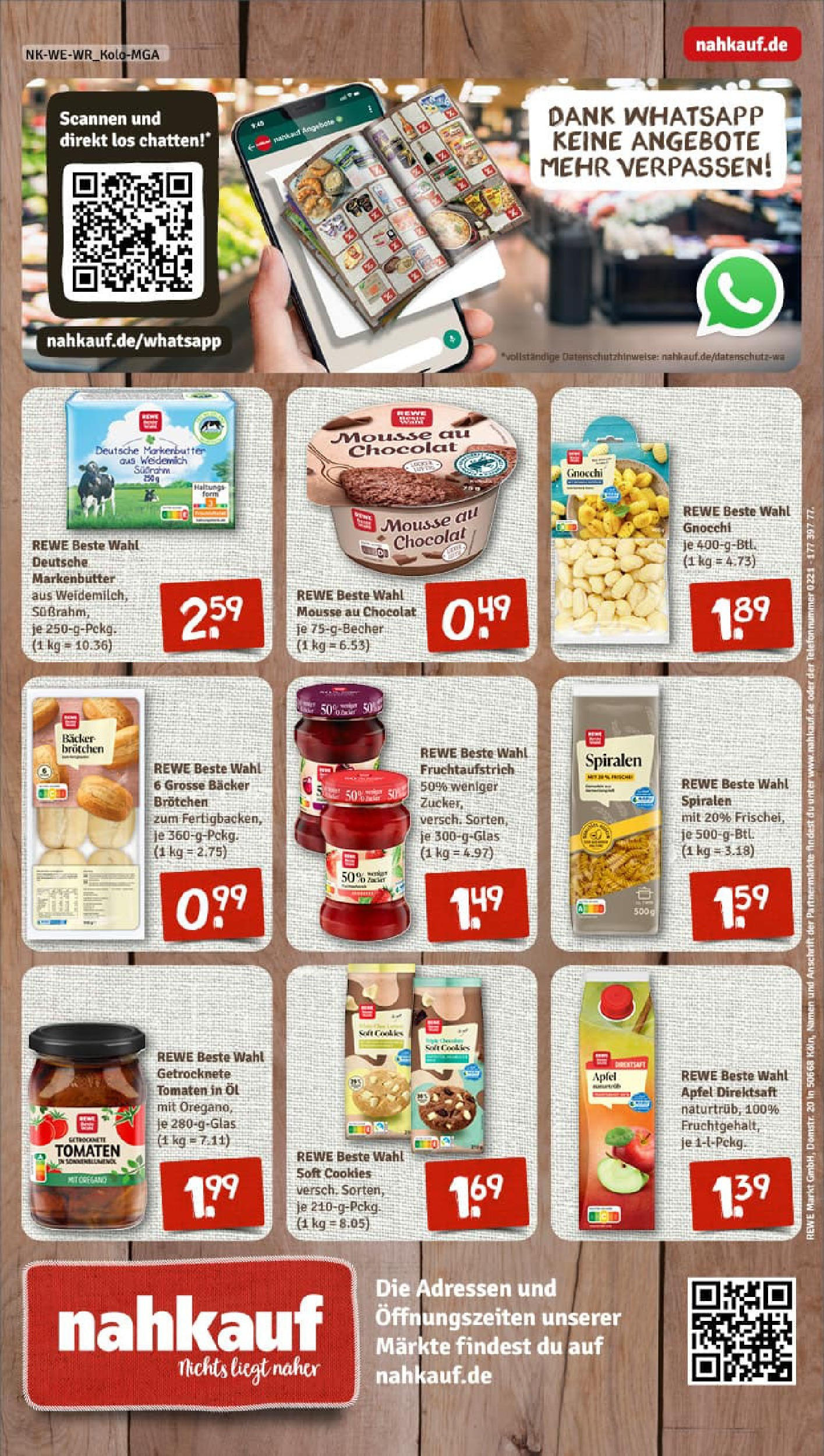 REWE Prospekt ab 29.06.2025 zum Blättern » Angebote | Seite: 8 | Produkte: Butter, Äpfel, Tomaten, Apple