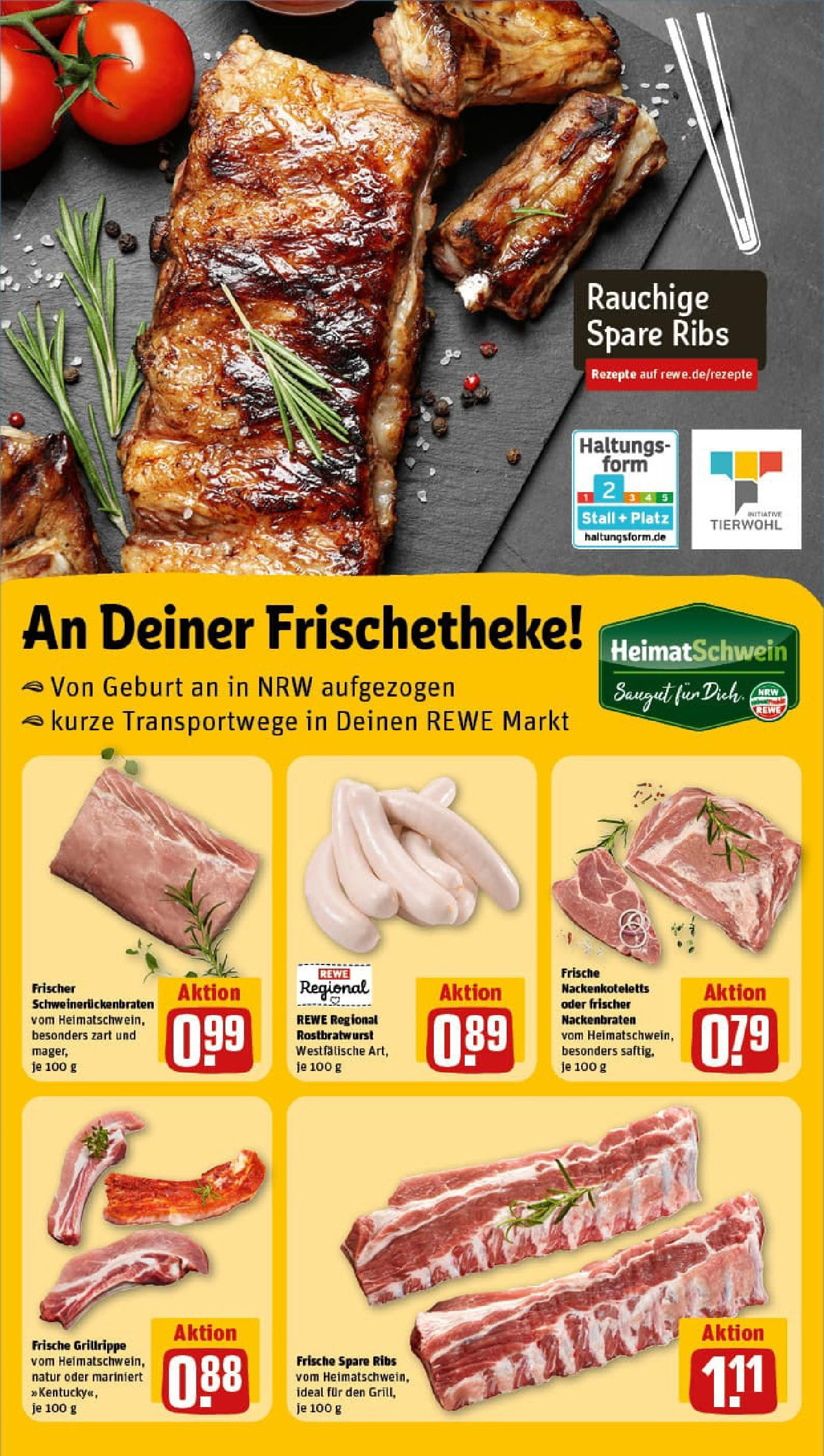 REWE Prospekt ab 29.06.2025 zum Blättern » Angebote | Seite: 10 | Produkte: Spare ribs
