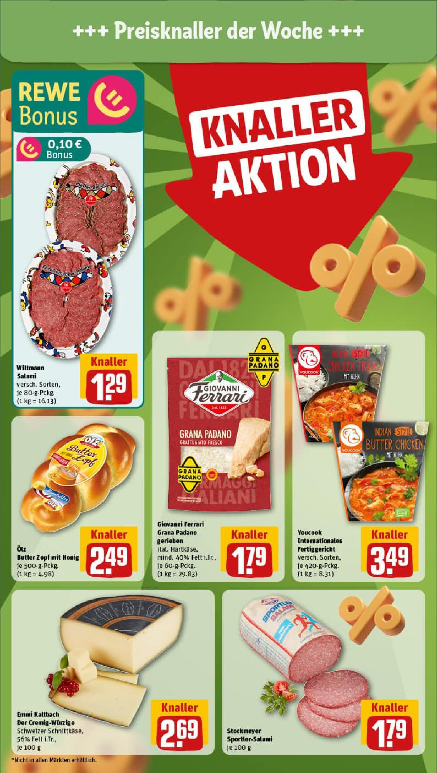 REWE Prospekt ab 29.06.2025 zum Blättern » Angebote | Seite: 16 | Produkte: Youcook, Butter, Salami
