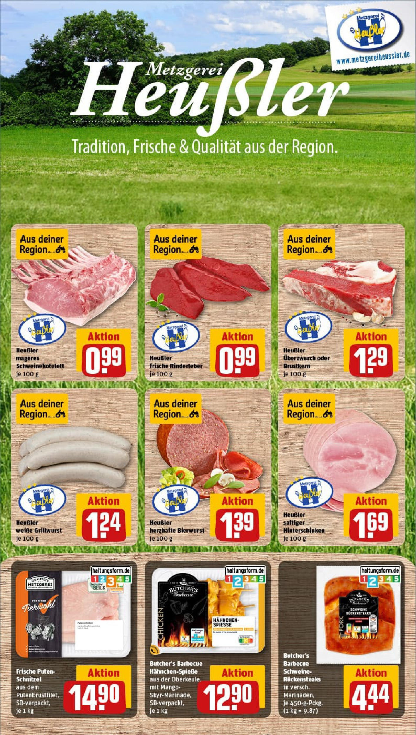 REWE Prospekt ab 29.06.2025 zum Blättern » Angebote | Seite: 10 | Produkte: Hahnchen, Spieße, Schnitzel, Mango