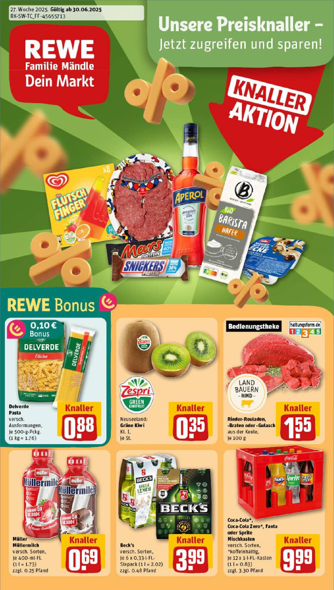 REWE Prospekt ab 29.06.2025 nächste Woche - Prospekt Neu-Ulm / Ludwigsfeld Vorschau von dem Prospekt des Geschäftes Rewe, gültig ab dem 29.06.2025