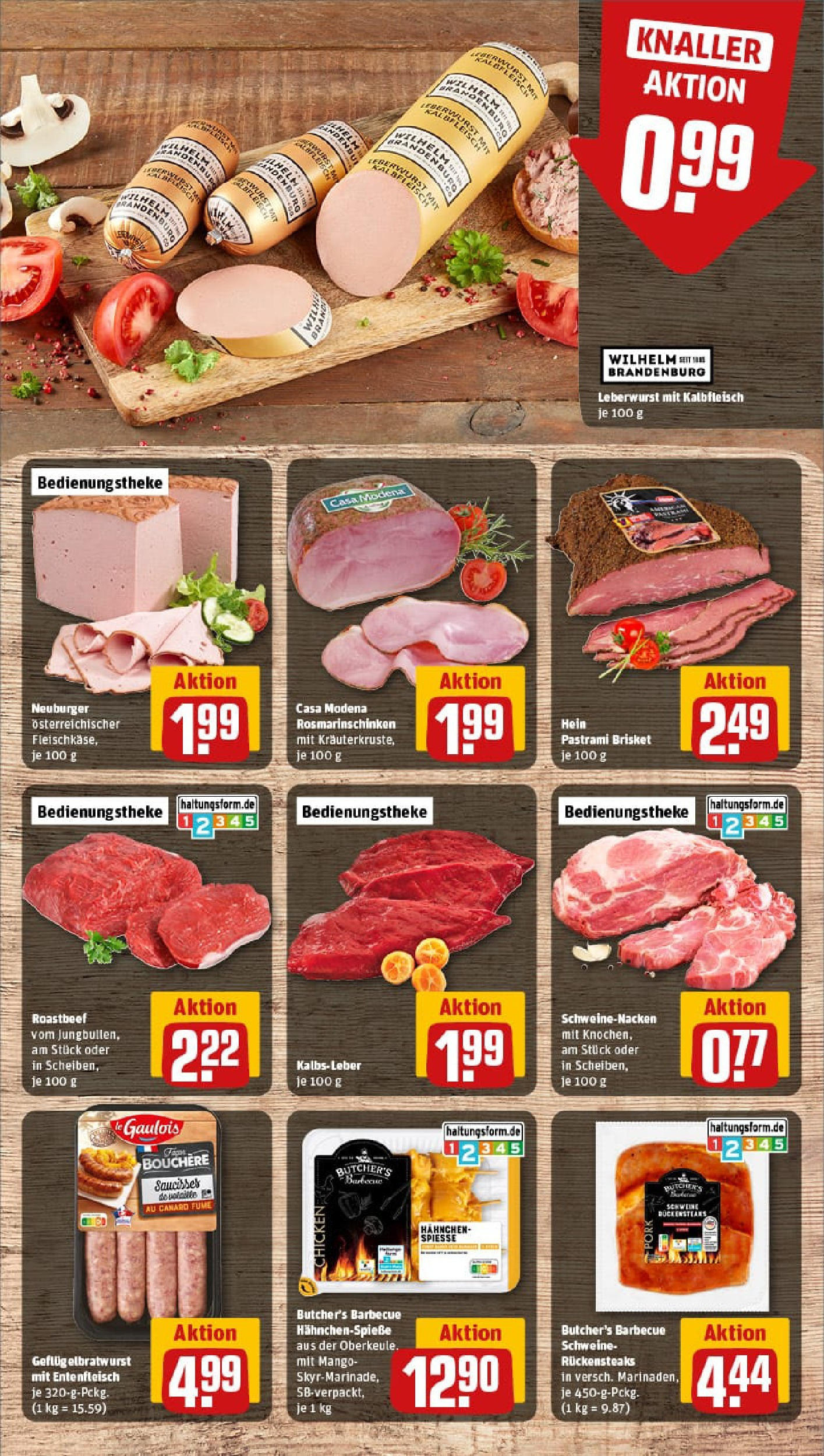 REWE Prospekt ab 29.06.2025 zum Blättern » Angebote | Seite: 10 | Produkte: Schweinenacken, Spieße, Roastbeef, Mango