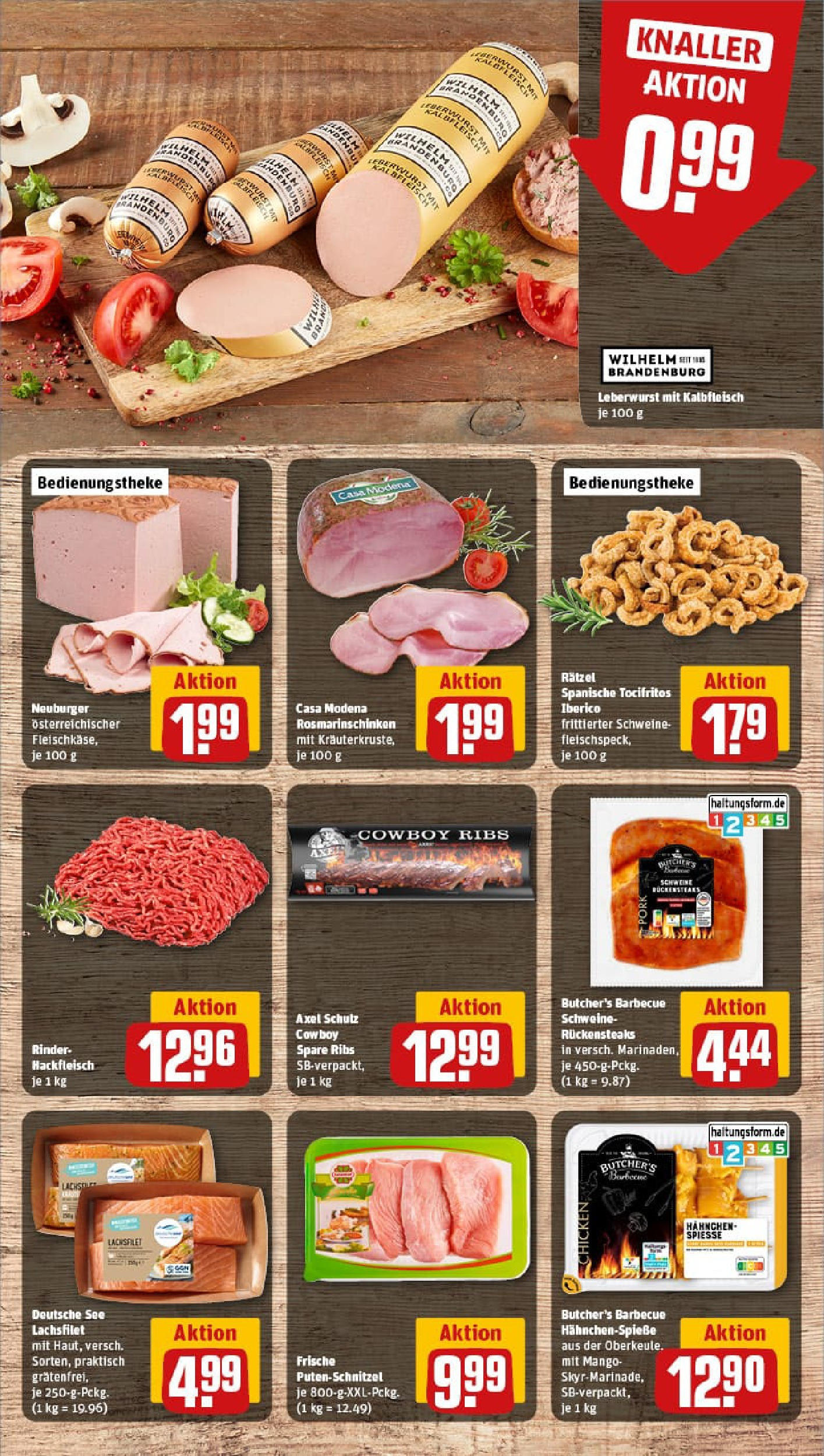 REWE Prospekt ab 29.06.2025 zum Blättern » Angebote | Seite: 10 | Produkte: Hahnchen, Spieße, Putenschnitzel, Hackfleisch