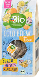 dmBio Cold Brew Tea mit Zitrone, Hibiskus & Mandarine