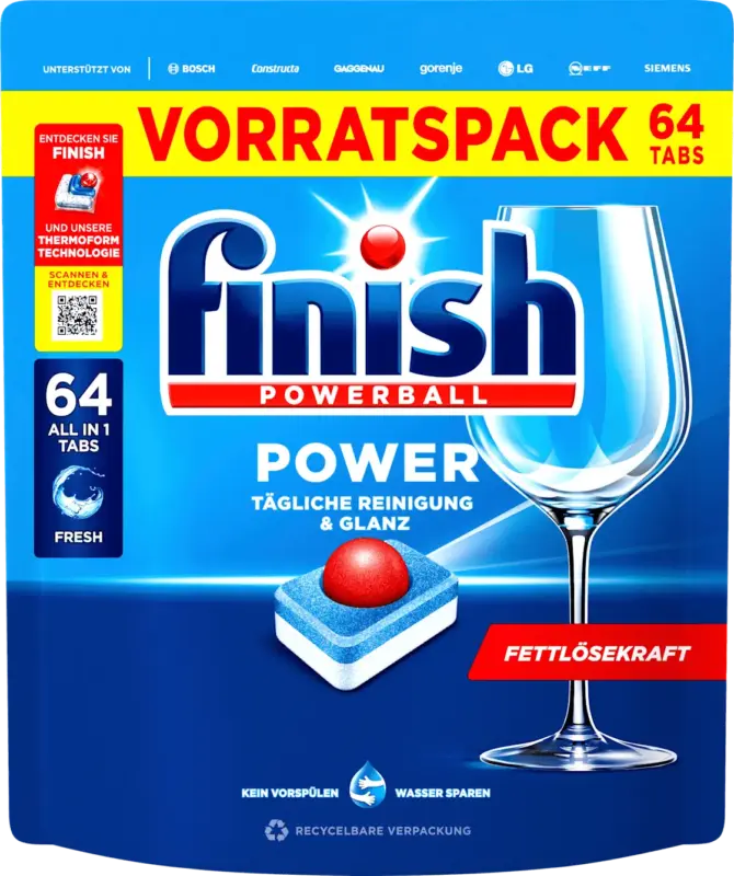 Finish Spülmaschinen-Tabs Power