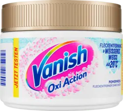 Vanish Oxi Action Fleckenentferner Pulver Oxi Action Weiss