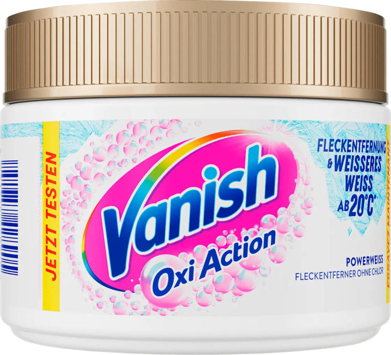 Vanish Oxi Action Fleckenentferner Pulver Oxi Action Weiss