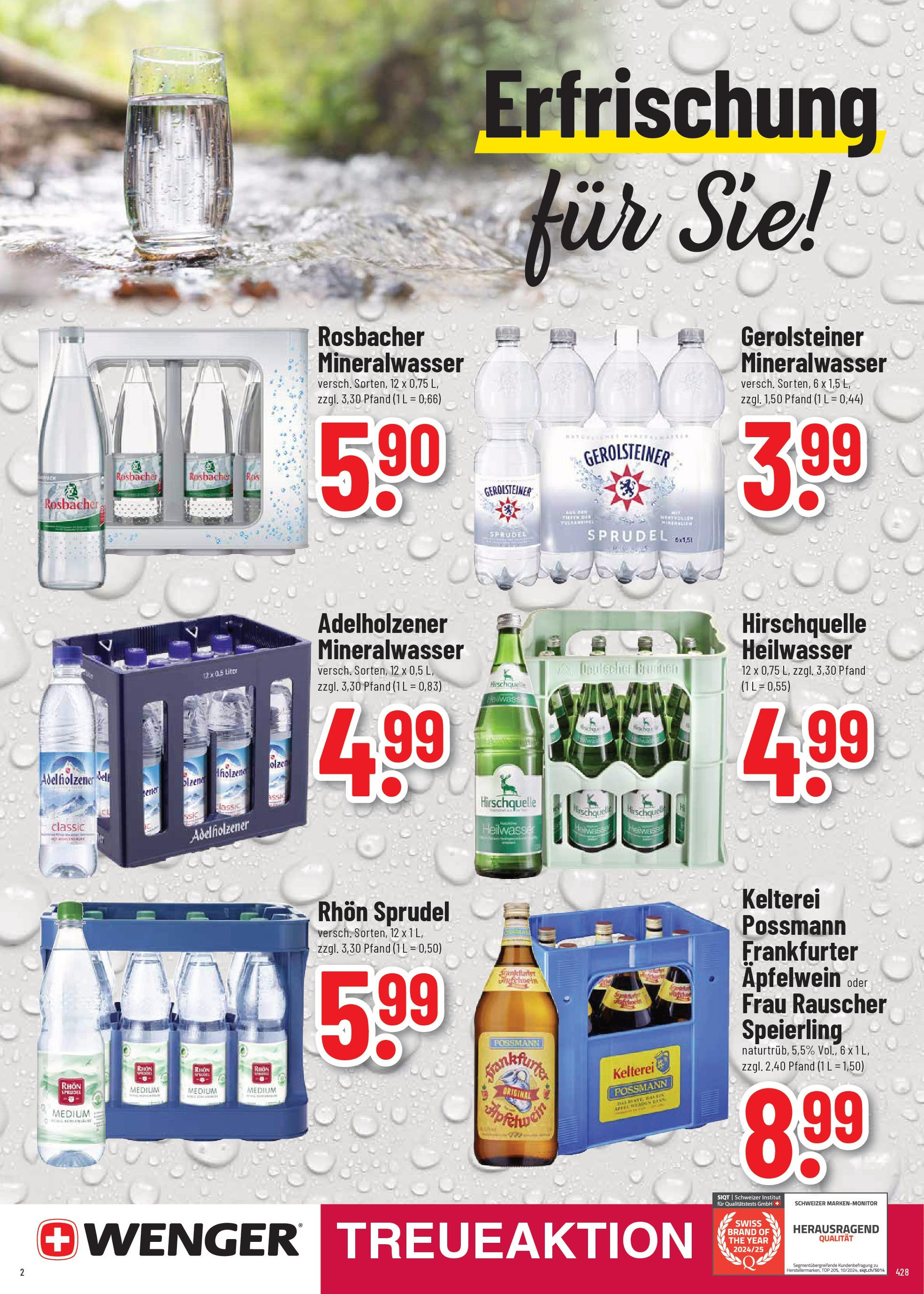 Trinkgut prospekt Idstein	 (ab 29.06.2025) » Angebote online | Seite: 2 | Produkte: Adelholzener, Mineralwasser, Gerolsteiner