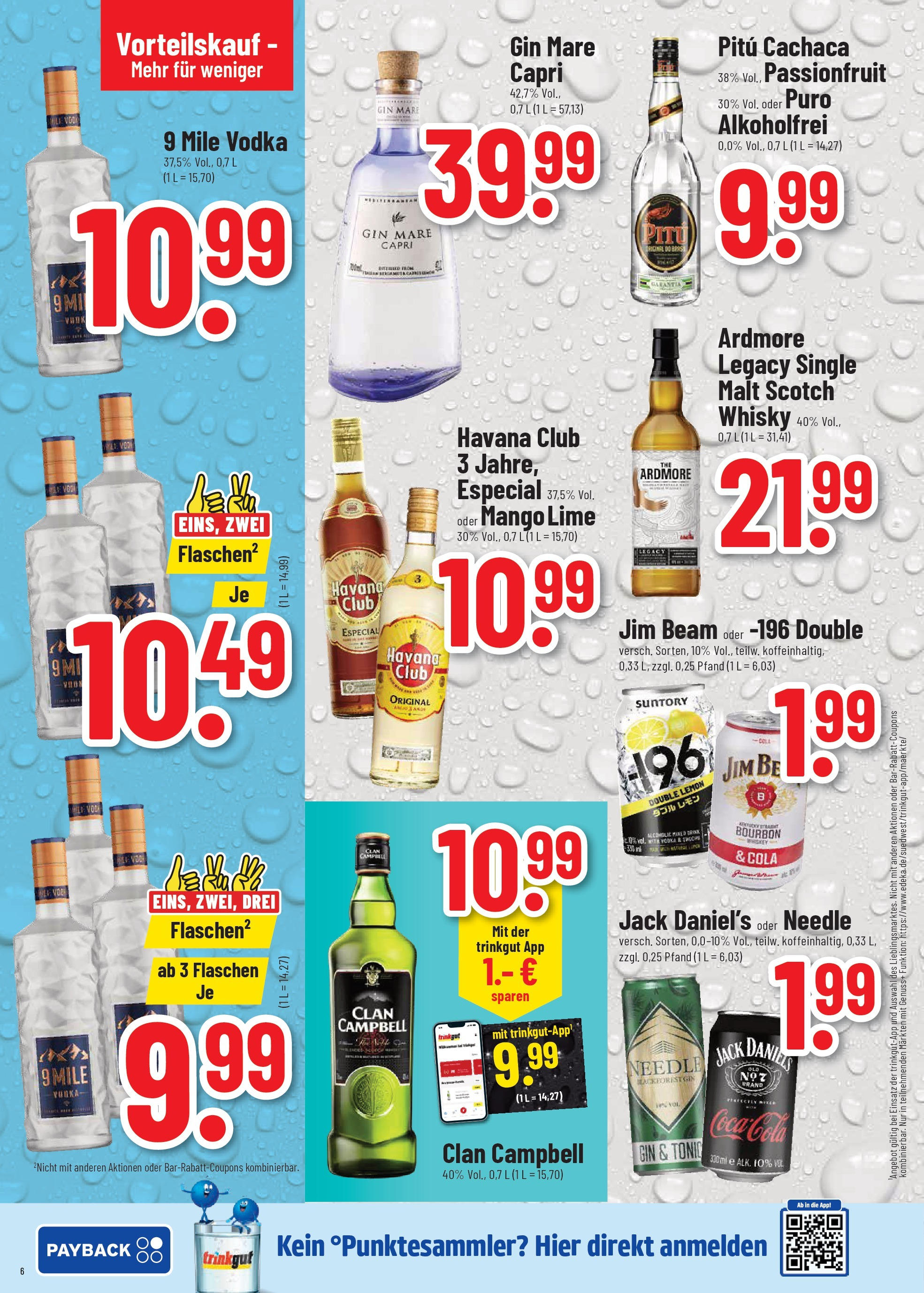 Trinkgut prospekt Wittlich	 (ab 29.06.2025) » Angebote online | Seite: 6 | Produkte: Whisky, Coca cola, Cola, Vodka