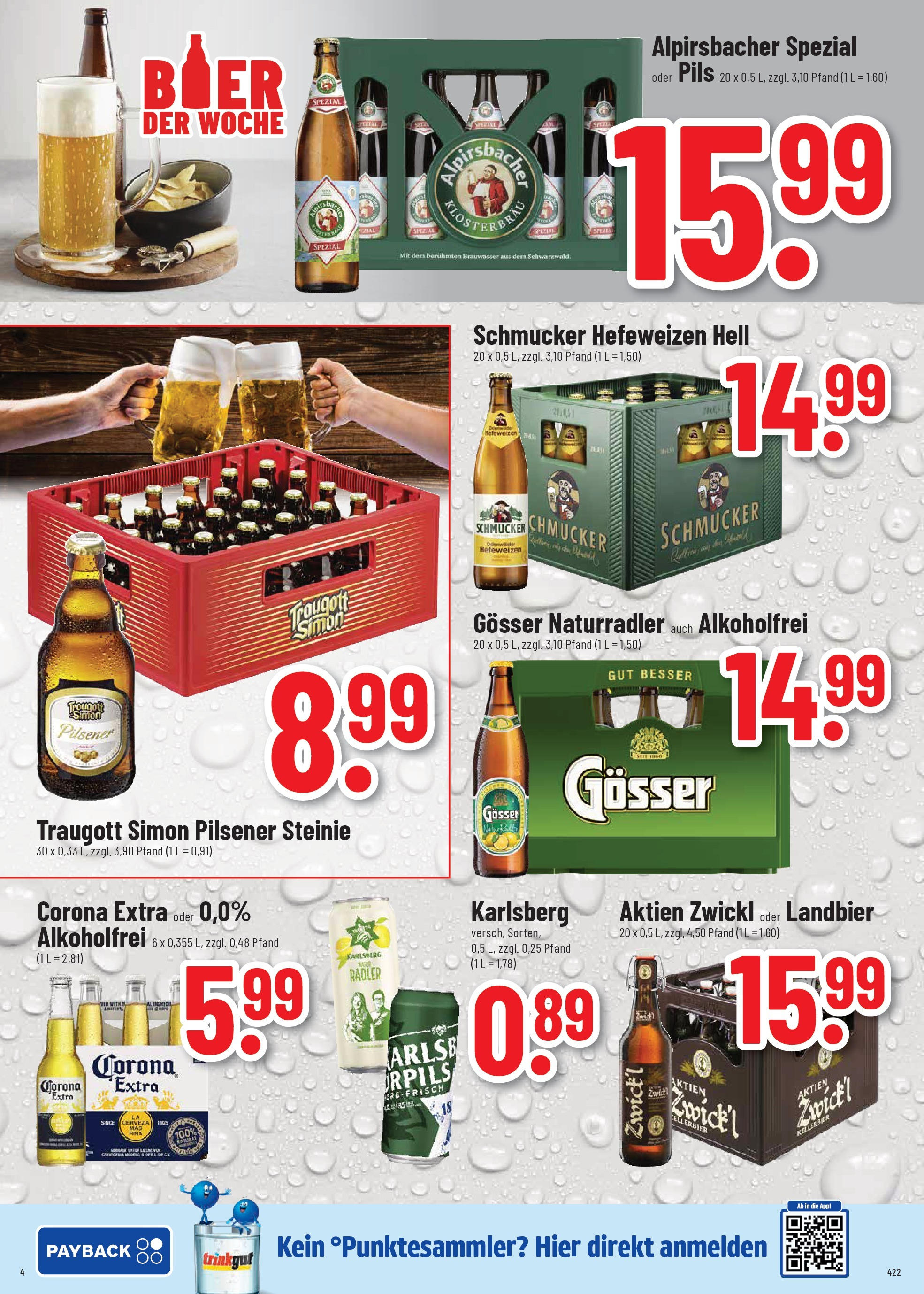Trinkgut prospekt Dillingen	 (ab 29.06.2025) » Angebote online | Seite: 4 | Produkte: Bier, Radler