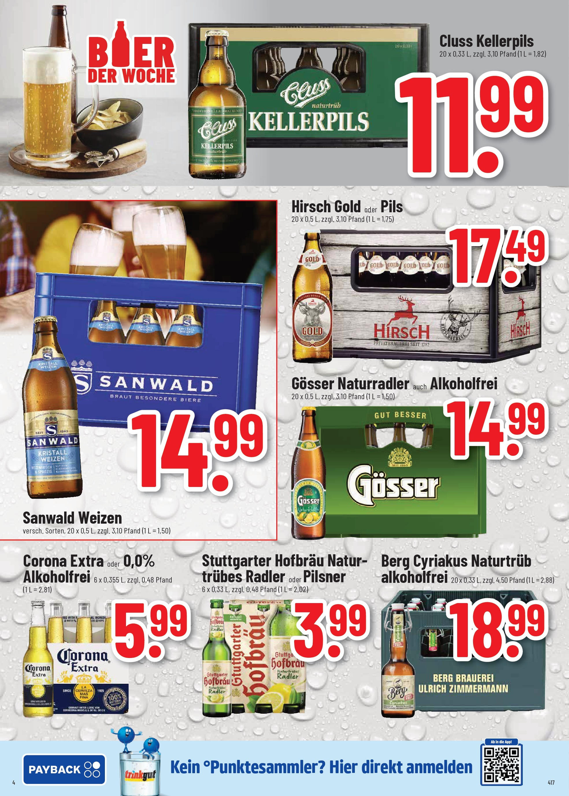 Trinkgut prospekt Crailsheim	 (ab 29.06.2025) » Angebote online | Seite: 4 | Produkte: Pils, Radler