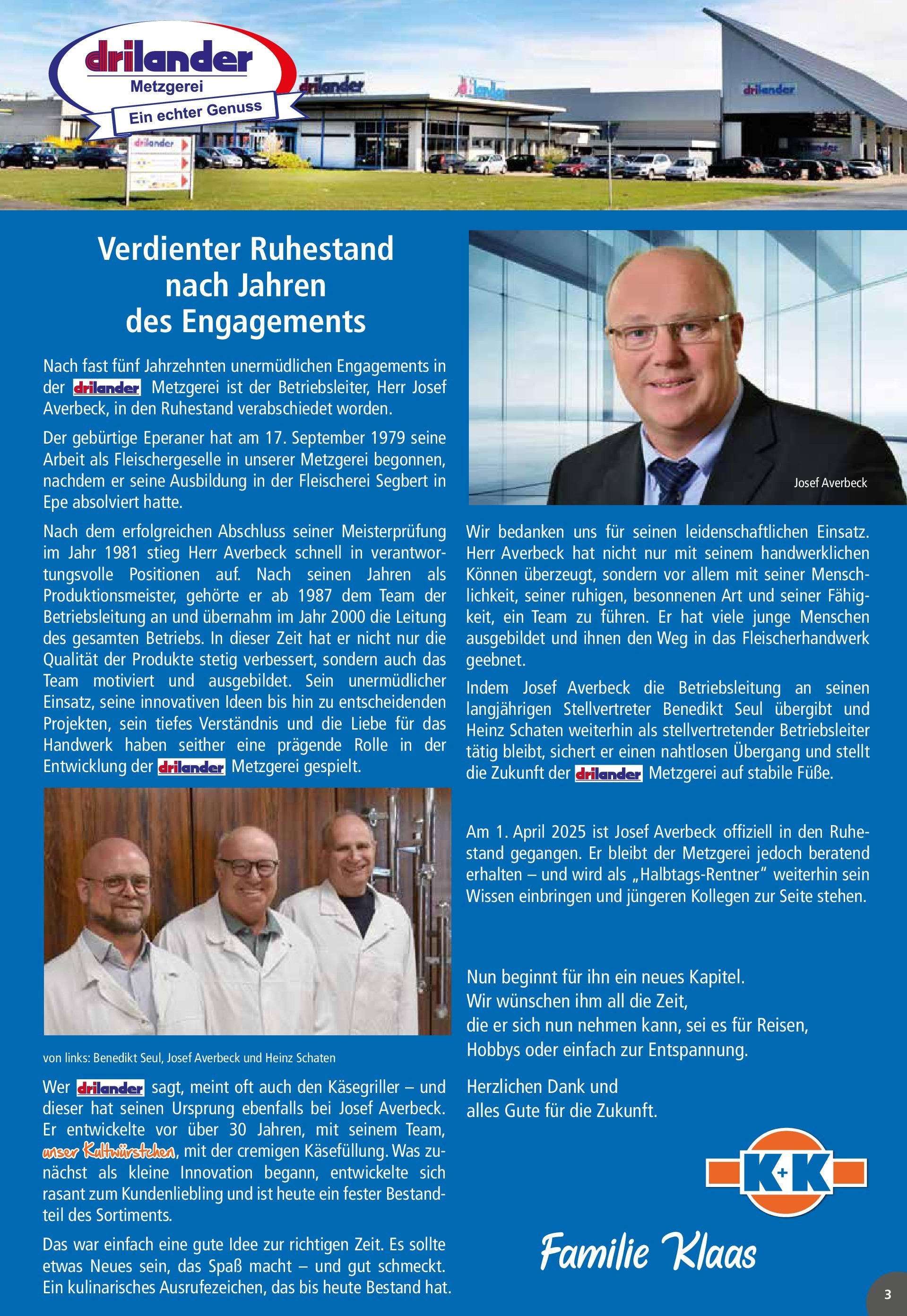 Klaas & Kock - K+K: Wochenangebote (ab 06.07.2025) zum Blättern | Seite: 3