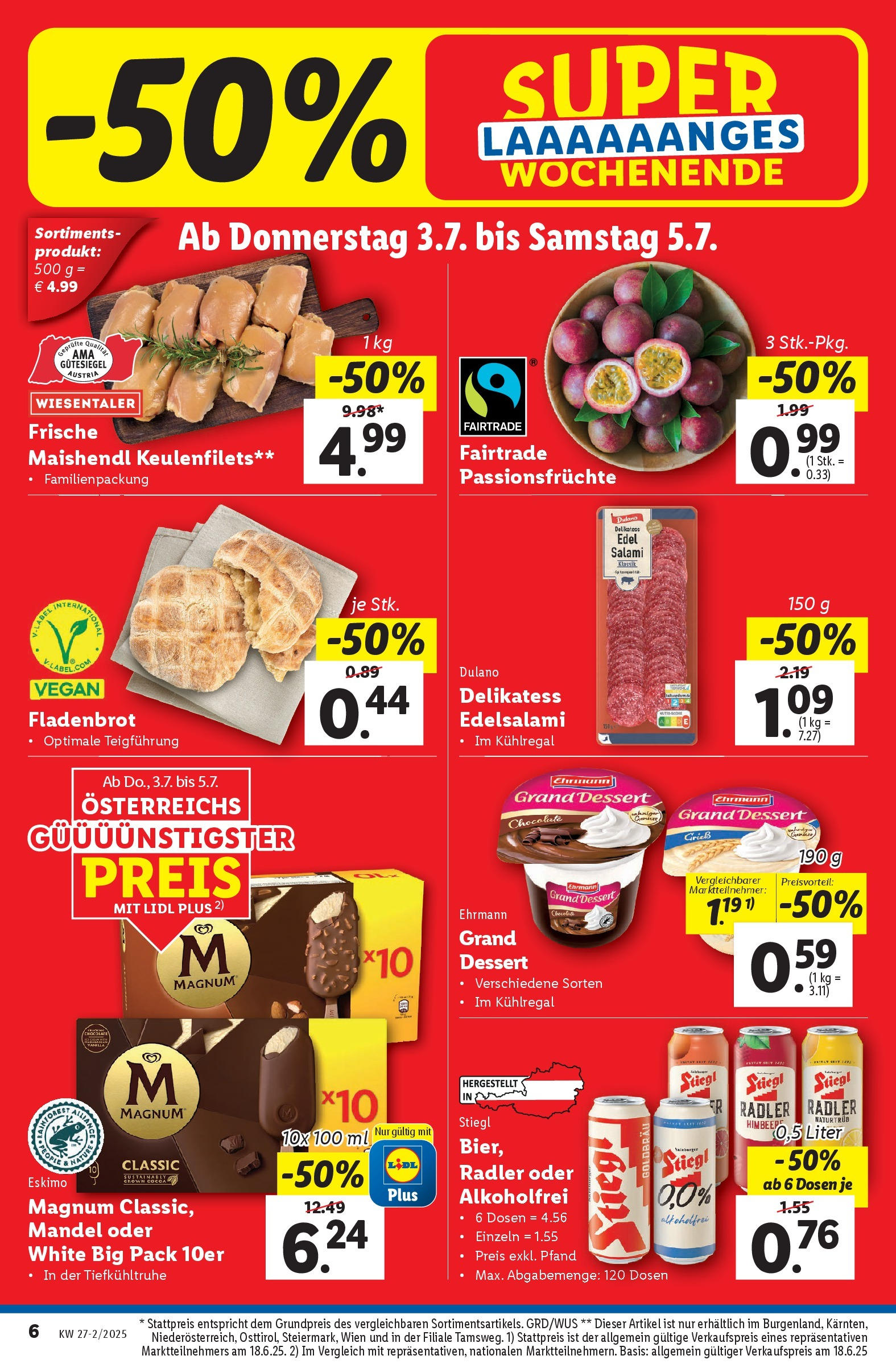 Lidl Flugblatt - Wien ab 02.07.2025 - Angebote ab donnerstag | Seite: 8 | Produkte: Himbeere, Salami