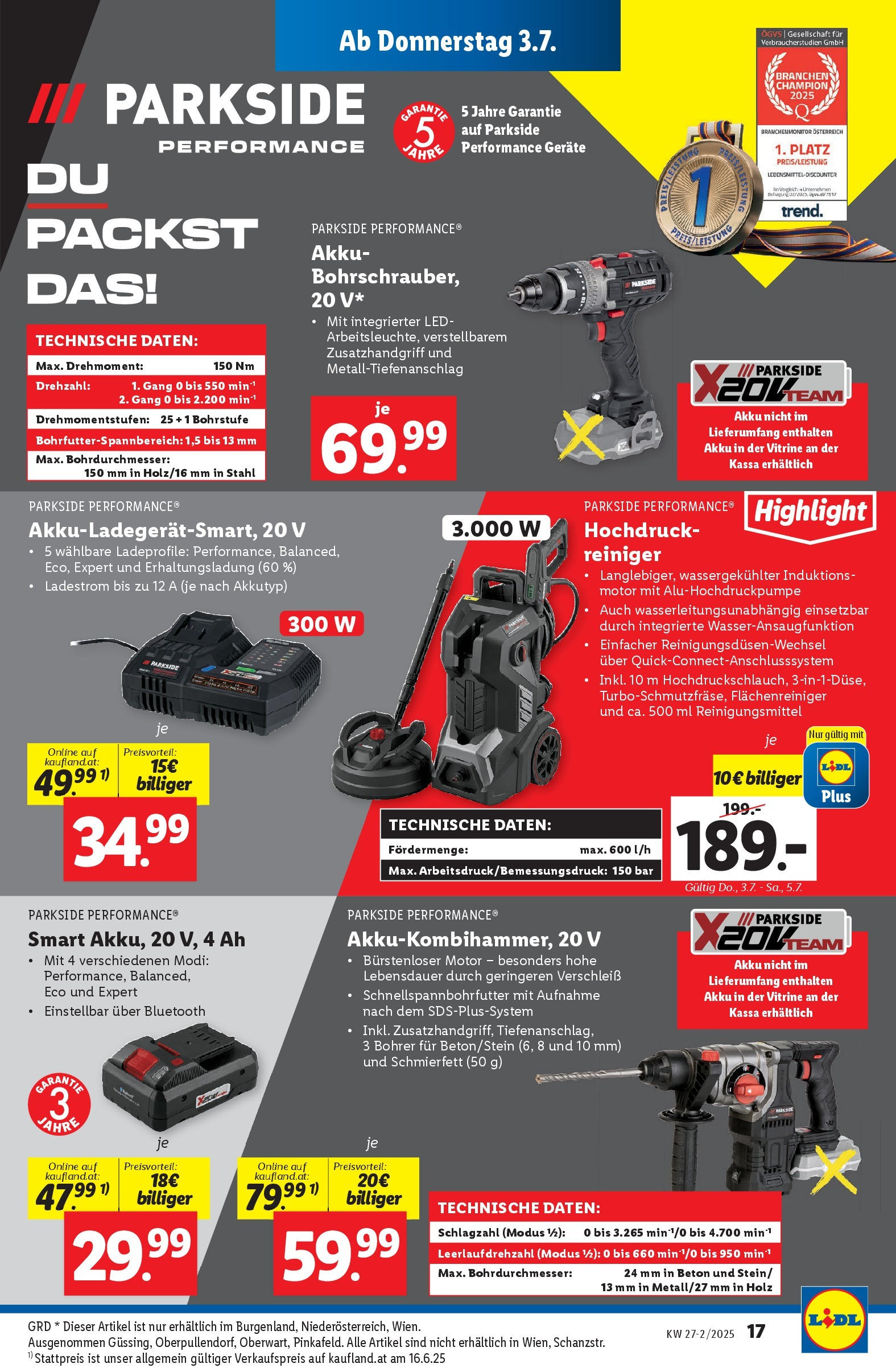 Lidl Flugblatt - Wien ab 02.07.2025 - Angebote ab donnerstag | Seite: 19