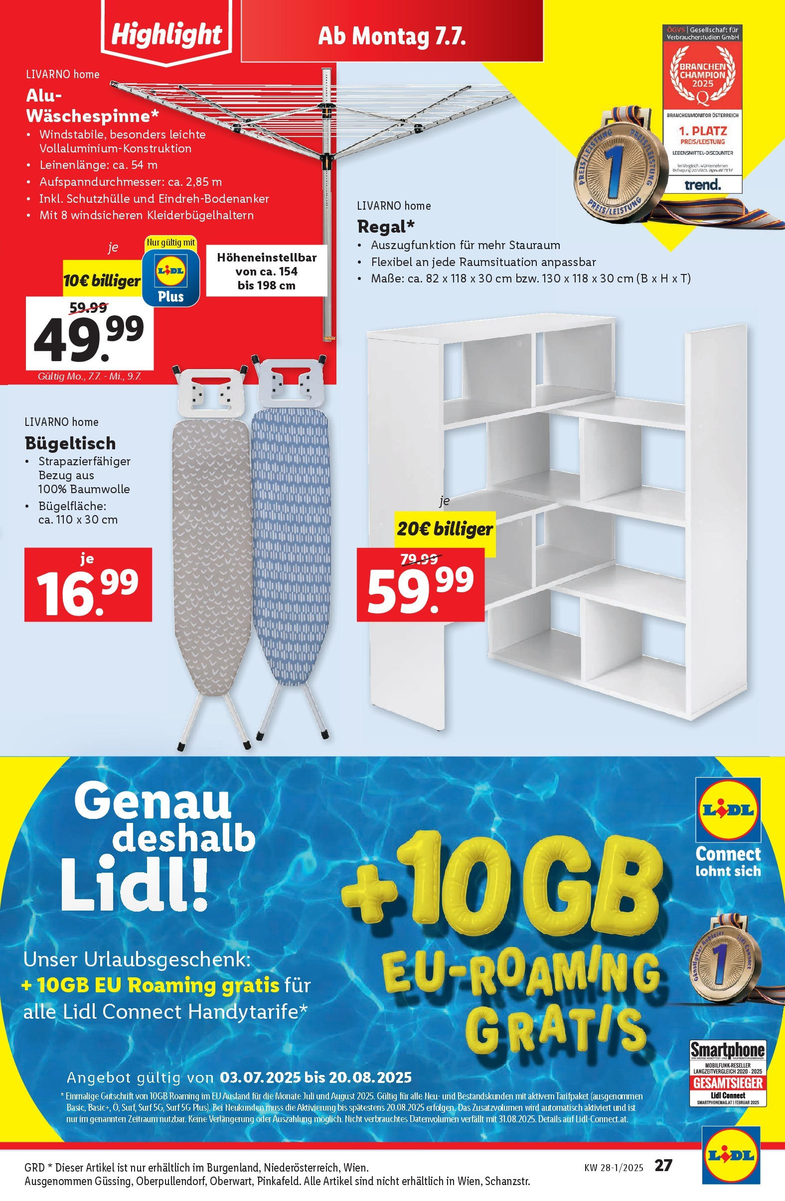 Lidl Flugblatt - Wien ab 02.07.2025 - Angebote ab donnerstag | Seite: 31 | Produkte: Smartphone