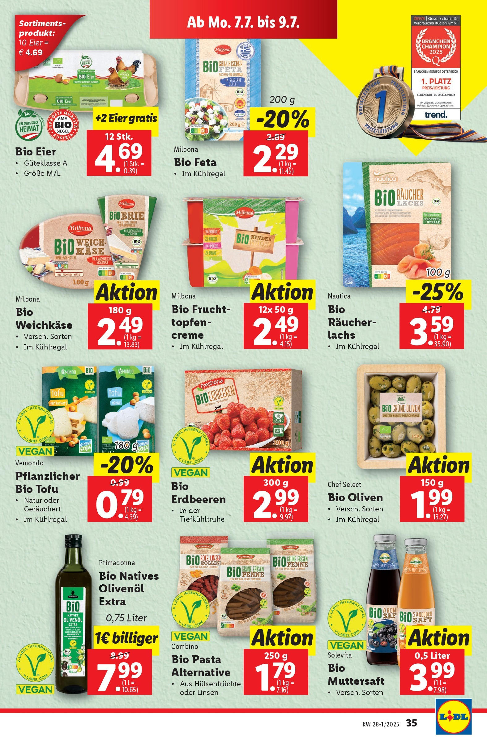Lidl Flugblatt - Salzburg, Dornbirn, Jenbach ab 02.07.2025 - Angebote ab donnerstag | Seite: 41 | Produkte: Erbsen, Szeder, Käse, Creme