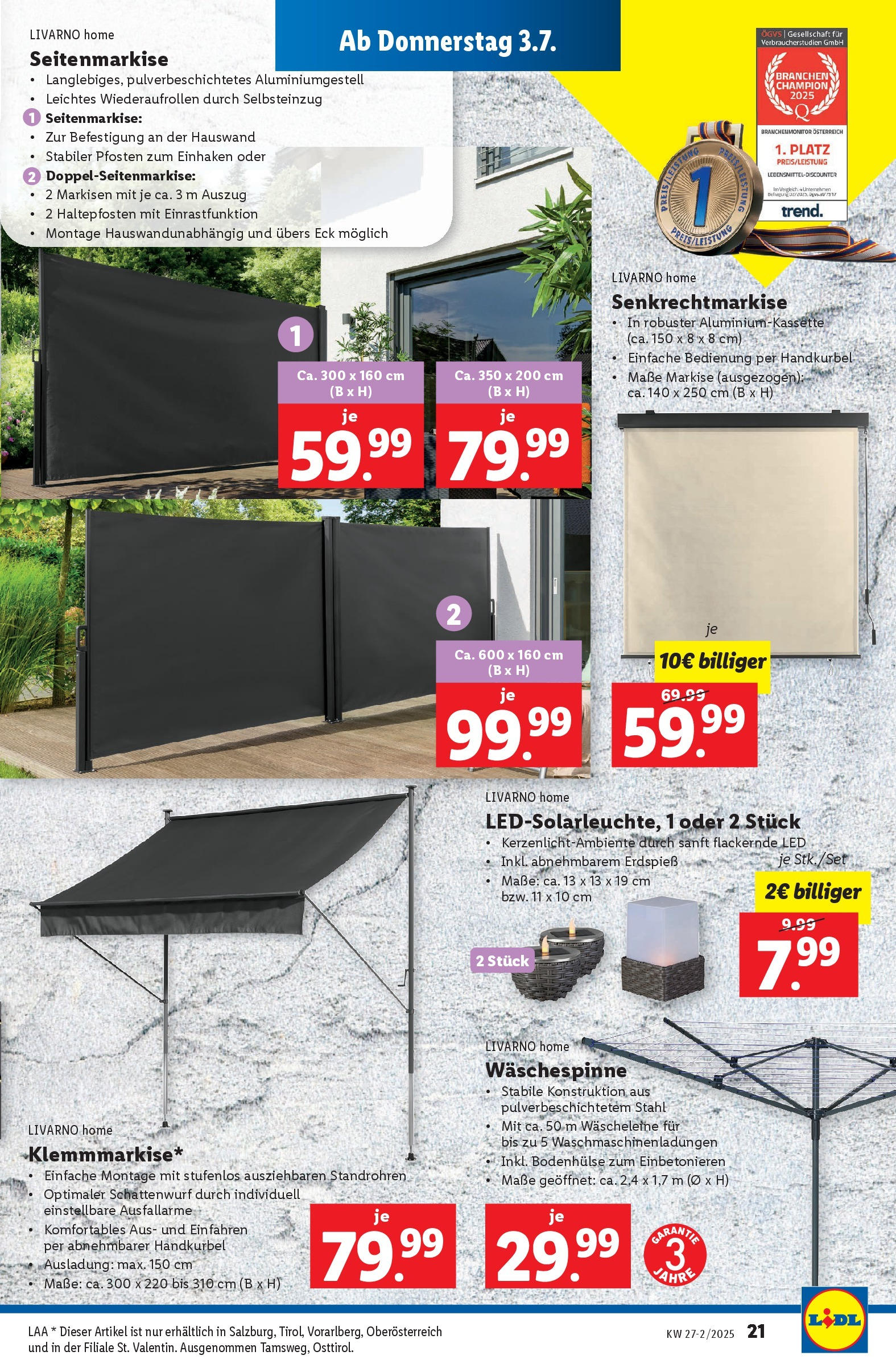 Lidl Flugblatt - Salzburg, Dornbirn, Jenbach ab 02.07.2025 - Angebote ab donnerstag | Seite: 23