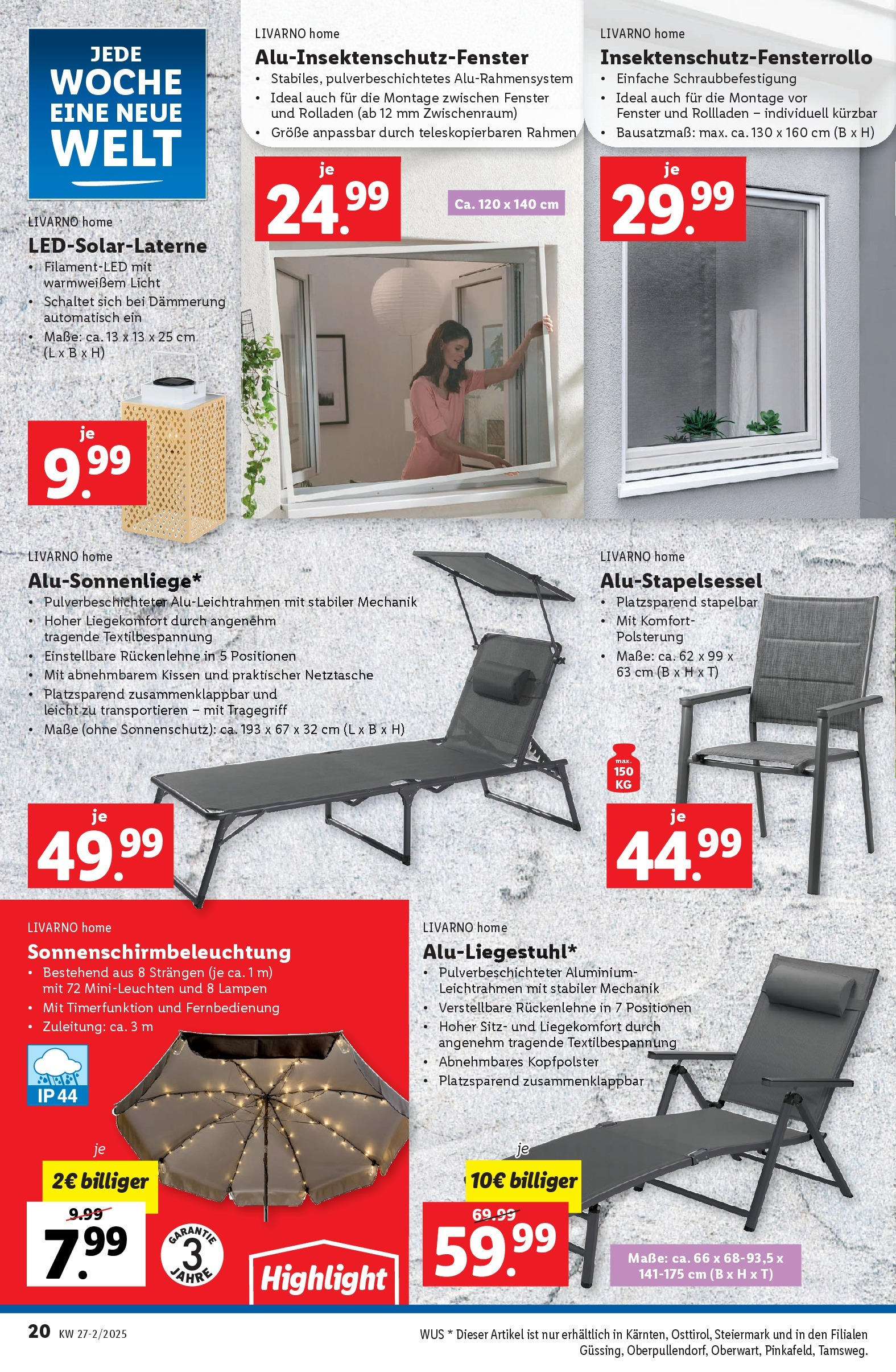 Lidl Flugblatt - Graz, Klagenfurt ab 02.07.2025 - Angebote ab donnerstag | Seite: 22 | Produkte: Kissen
