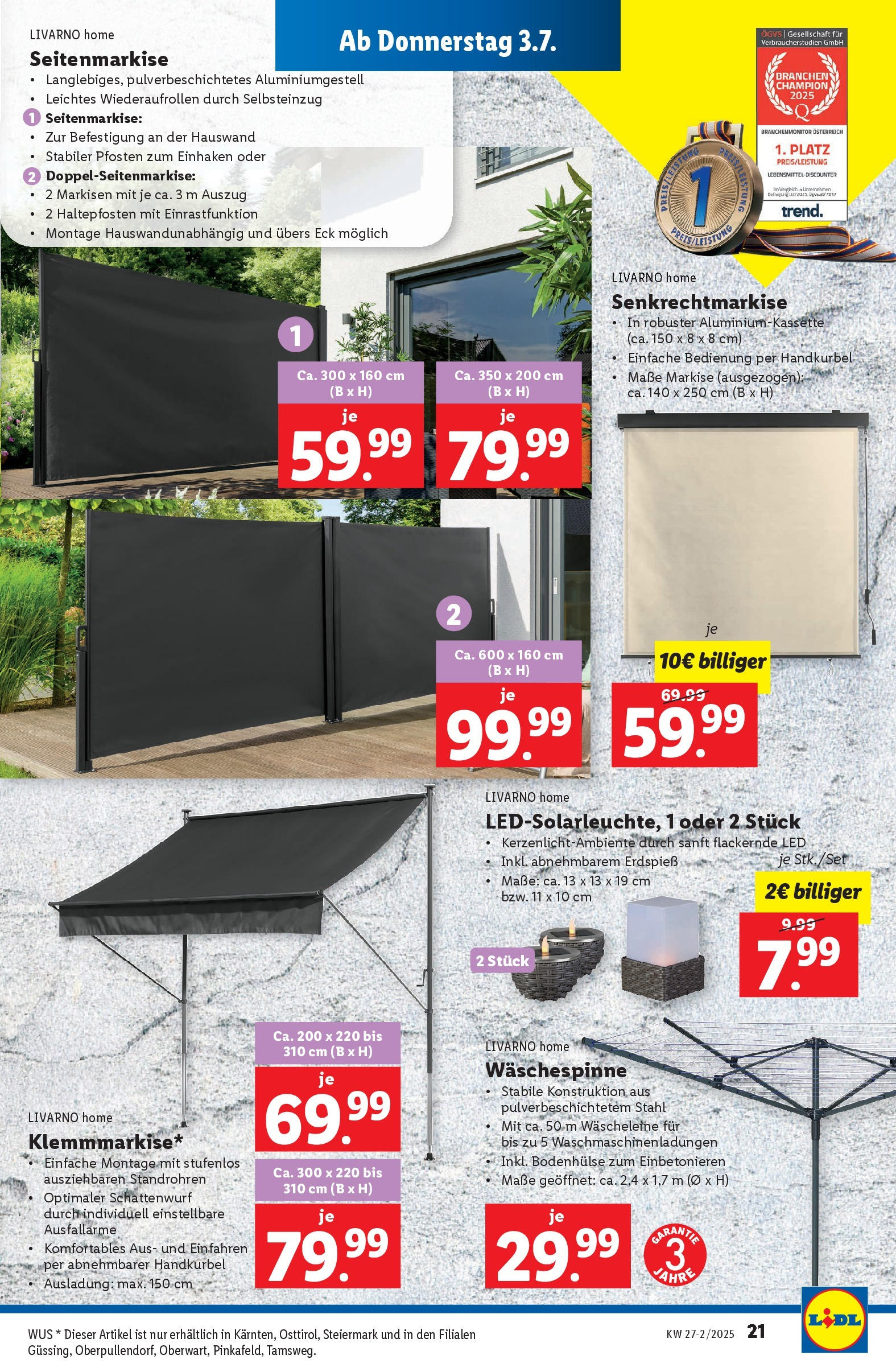 Lidl Flugblatt - Graz, Klagenfurt ab 02.07.2025 - Angebote ab donnerstag | Seite: 23