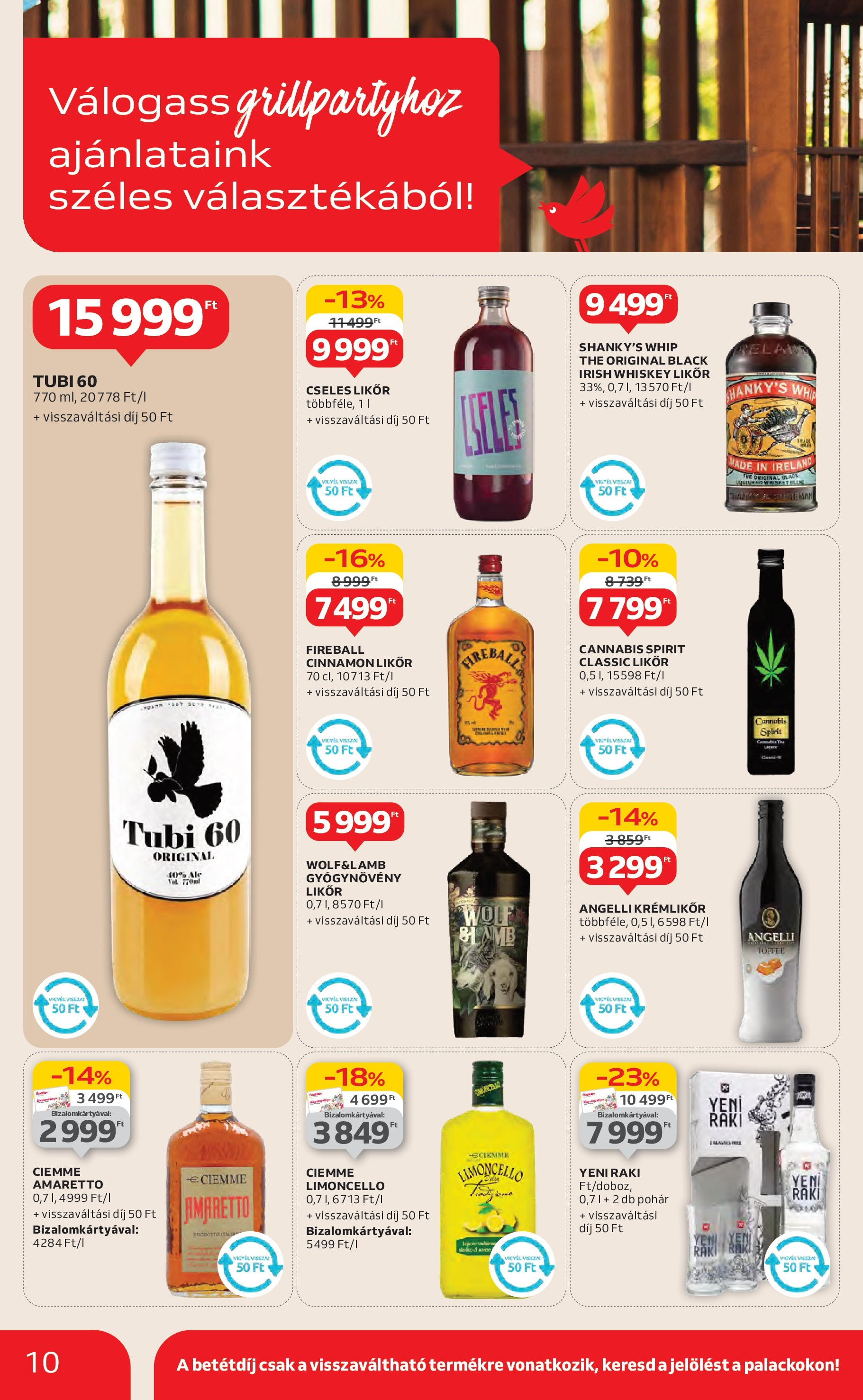 Akciós újság új Auchan - 2025.06.26. -tól/töl ⏳ | Oldal: 10 | Termékek: Whiskey, Krémlikőr, Irish whiskey, Pohár Auchan Akciós újság - 2025.06.26. -tól/töl > akció, lapozható szórólap 🛍️ | Oldal: 10 | Termékek: Whiskey, Krémlikőr, Irish whiskey, Pohár