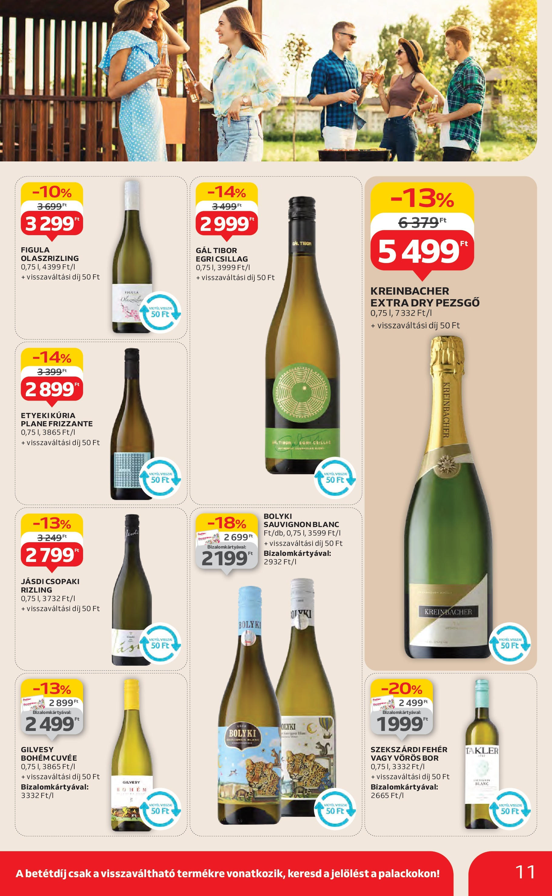 Akciós újság új Auchan - 2025.06.26. -tól/töl ⏳ | Oldal: 11 | Termékek: Pezsgő, Bor Auchan Akciós újság - 2025.06.26. -tól/töl > akció, lapozható szórólap 🛍️ | Oldal: 11 | Termékek: Pezsgő, Bor