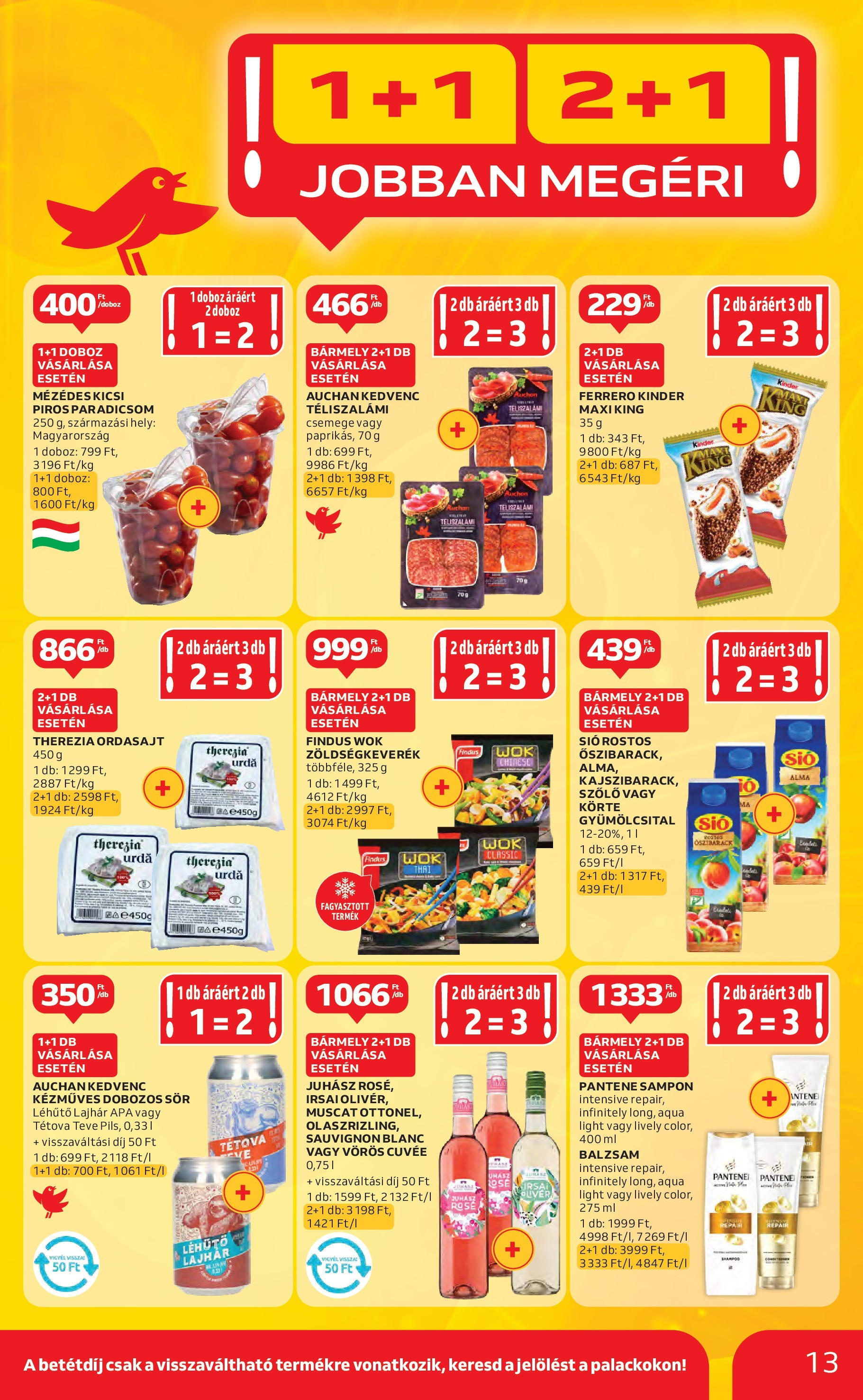 Akciós újság új Auchan - 2025.06.26. -tól/töl ⏳ | Oldal: 13 | Termékek: Gyümölcsital, Cottage cheese, Sampon, Alma Auchan Akciós újság - 2025.06.26. -tól/töl > akció, lapozható szórólap 🛍️ | Oldal: 13 | Termékek: Gyümölcsital, Cottage cheese, Sampon, Alma