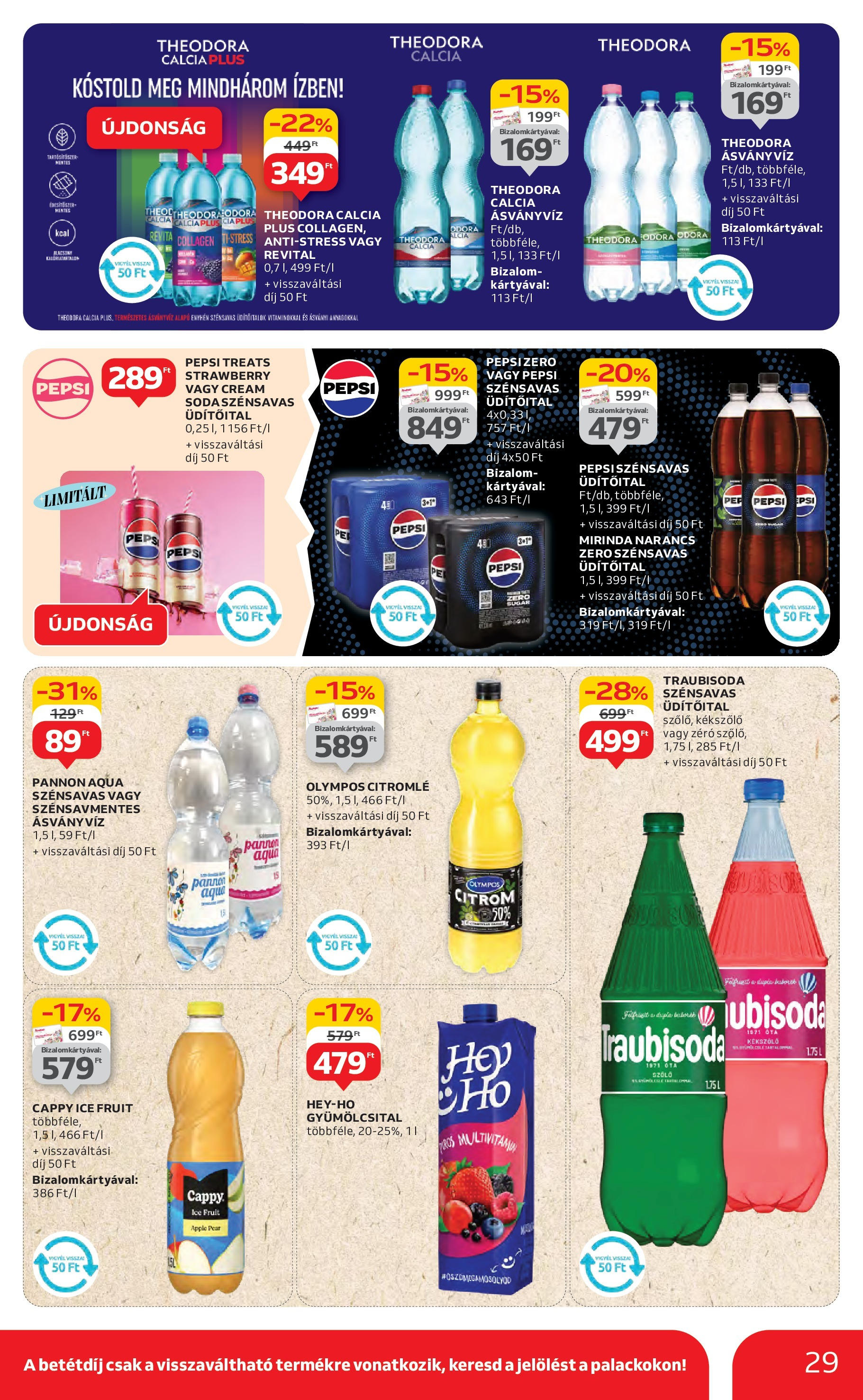 Akciós újság új Auchan - 2025.06.26. -tól/töl ⏳ | Oldal: 29 | Termékek: Ásványvíz, Narancs, Multivitamin, Citrom Auchan Akciós újság - 2025.06.26. -tól/töl > akció, lapozható szórólap 🛍️ | Oldal: 29 | Termékek: Ásványvíz, Narancs, Multivitamin, Citrom