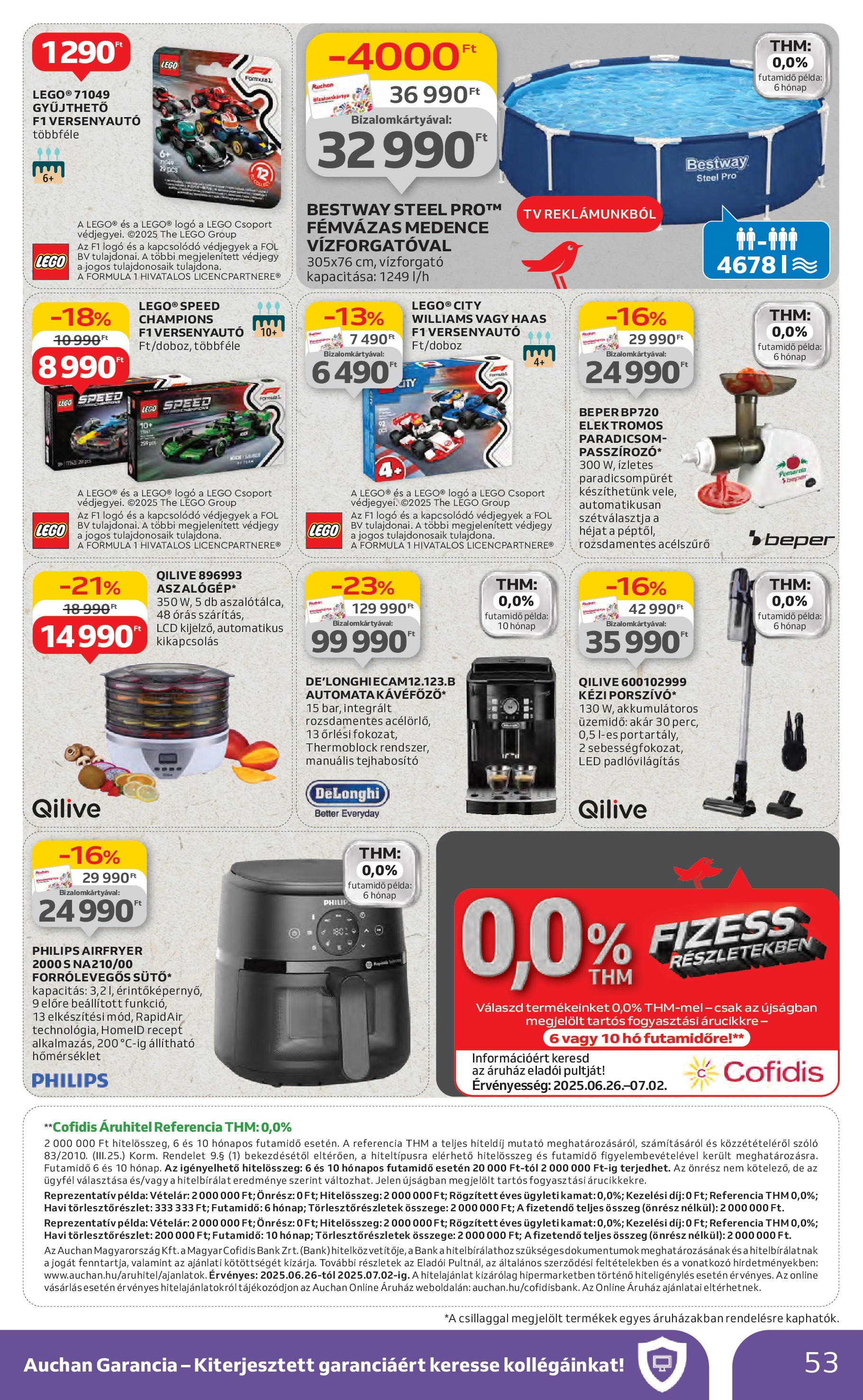 Akciós újság új Auchan - 2025.06.26. -tól/töl ⏳ | Oldal: 53 | Termékek: Szőlő, Tejhabosító, TV, Paradicsom Auchan Akciós újság - 2025.06.26. -tól/töl > akció, lapozható szórólap 🛍️ | Oldal: 53 | Termékek: Szőlő, Tejhabosító, TV, Paradicsom