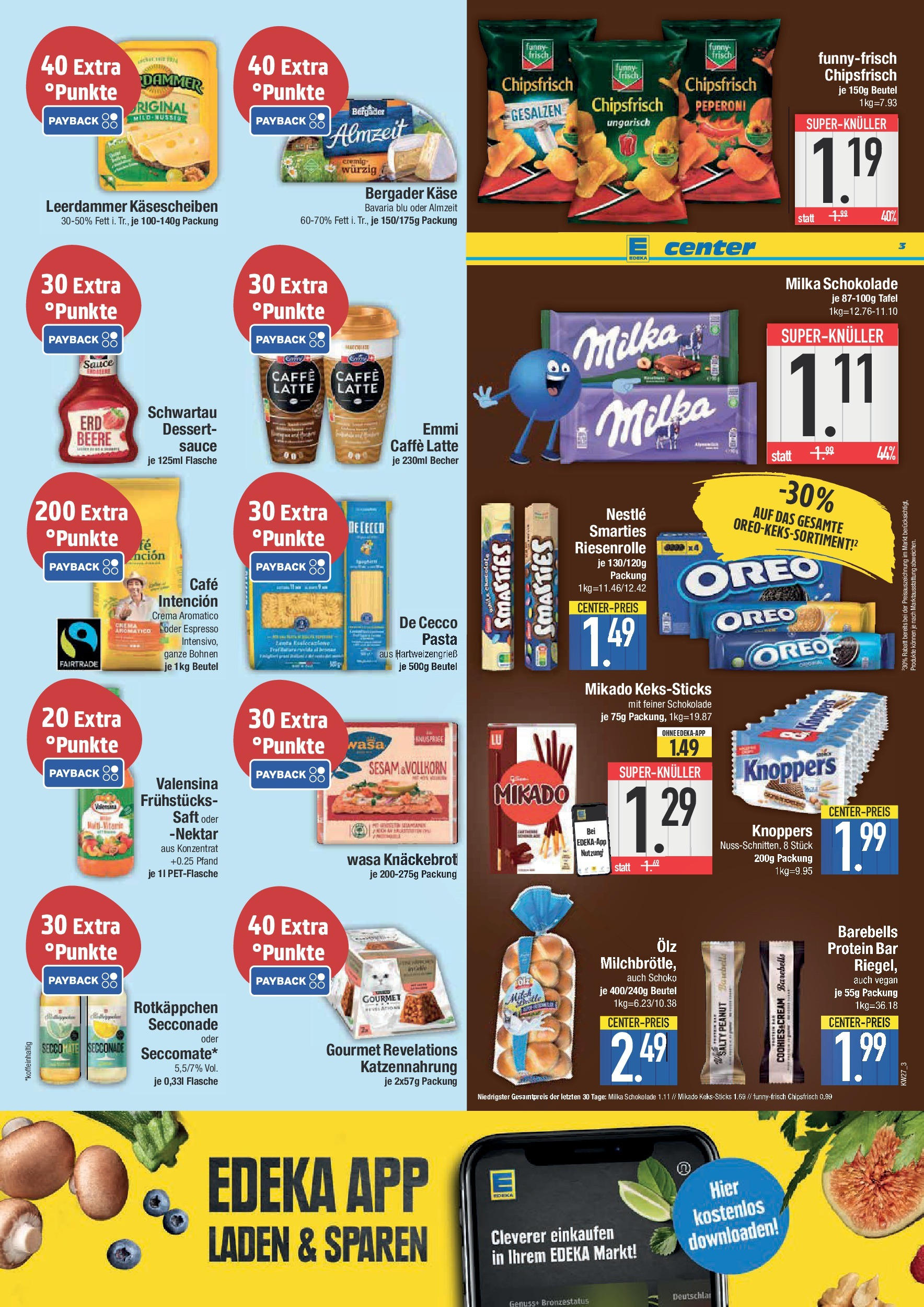 Edeka prospekt München	 (ab 29.06.2025) » Angebote Online | Seite: 3 | Produkte: Käse, Schokolade, Knoppers, Rotkäppchen
