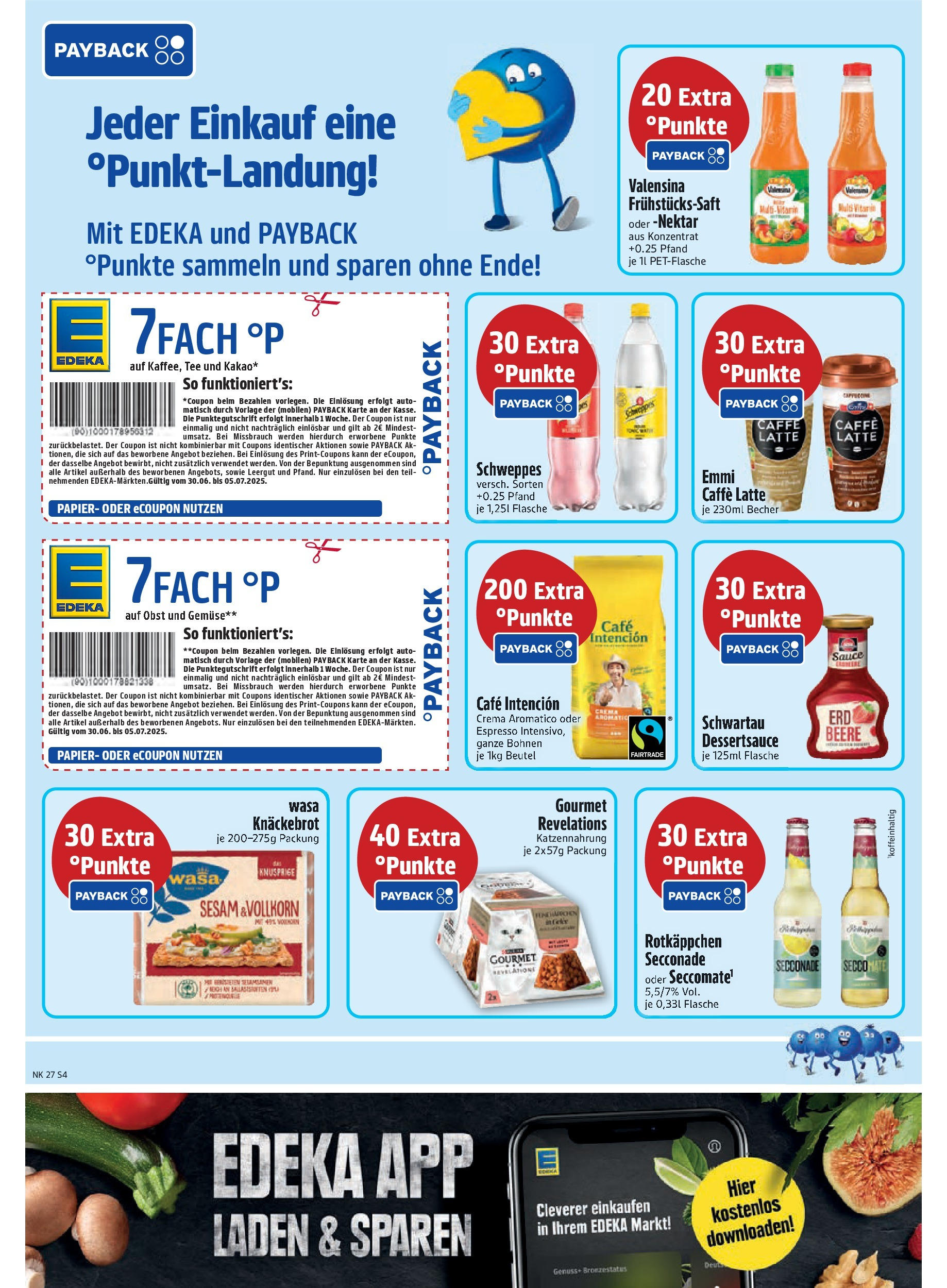 Edeka prospekt Trostberg	 (ab 29.06.2025) » Angebote Online | Seite: 4 | Produkte: Schweppes, Valensina, Gemüse, Tee