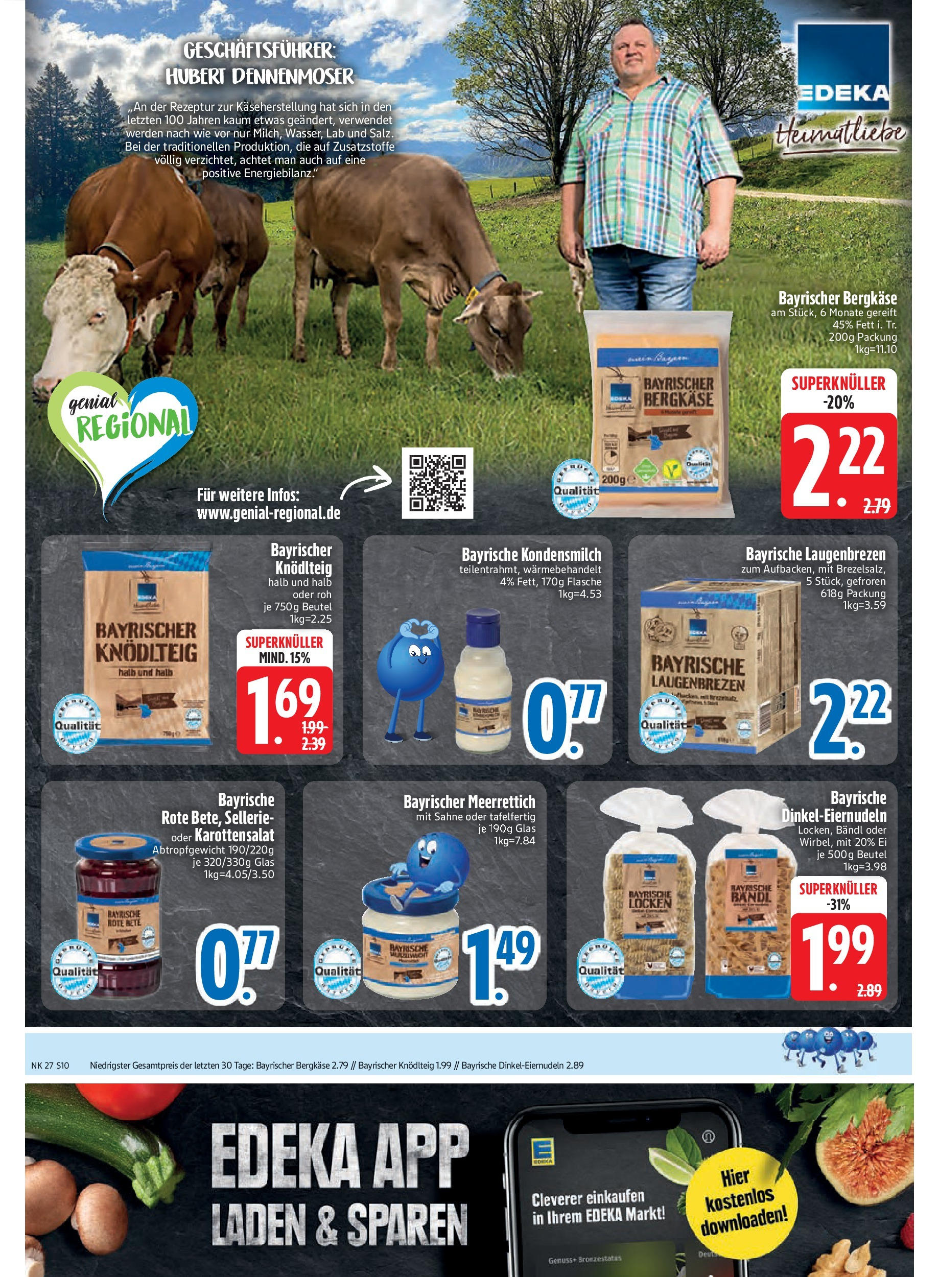 Edeka prospekt Trostberg	 (ab 29.06.2025) » Angebote Online | Seite: 10 | Produkte: Pasta, Sahne