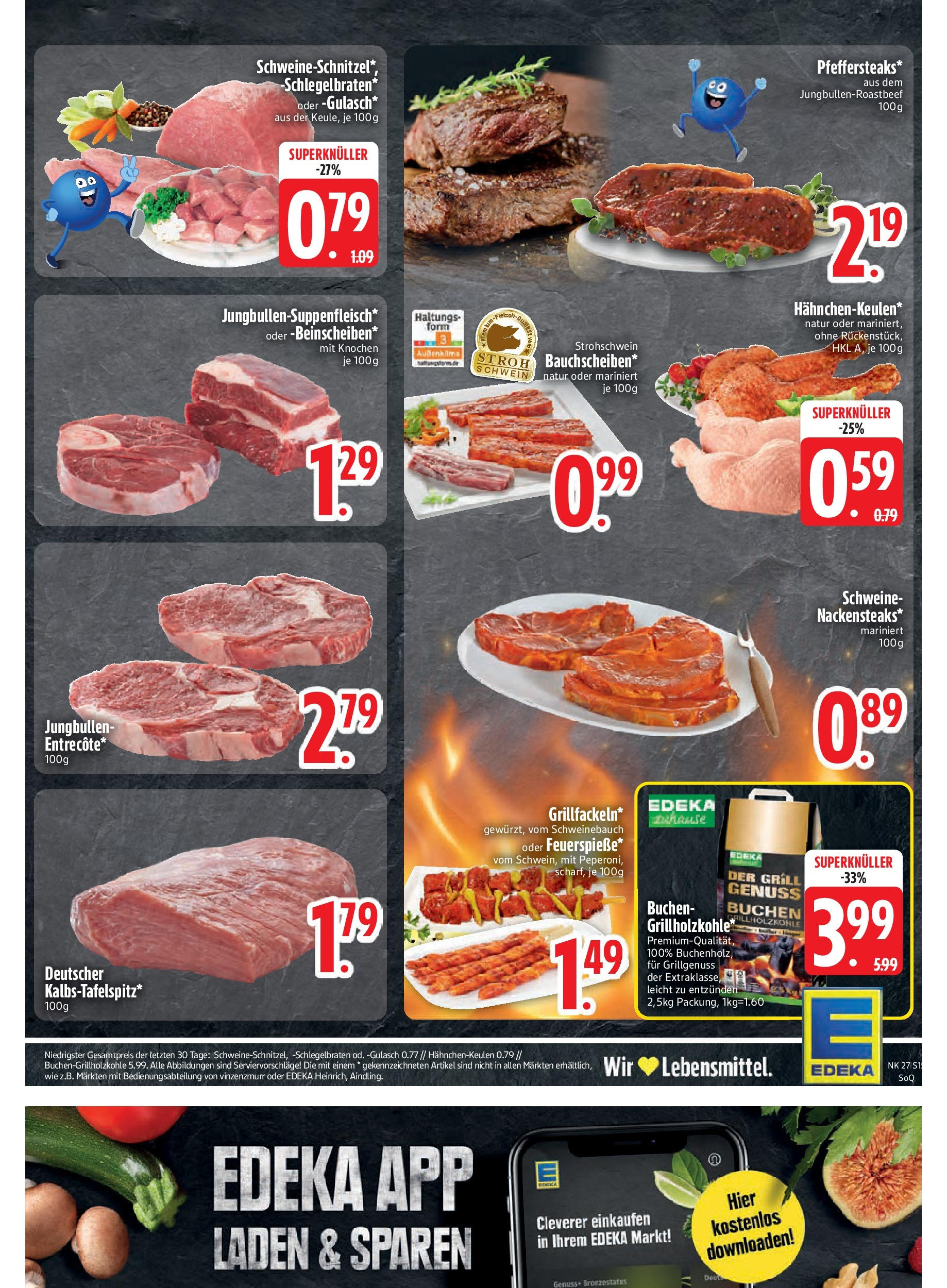 Edeka prospekt Trostberg	 (ab 29.06.2025) » Angebote Online | Seite: 15 | Produkte: Grill, Schweinebauch, Gulasch