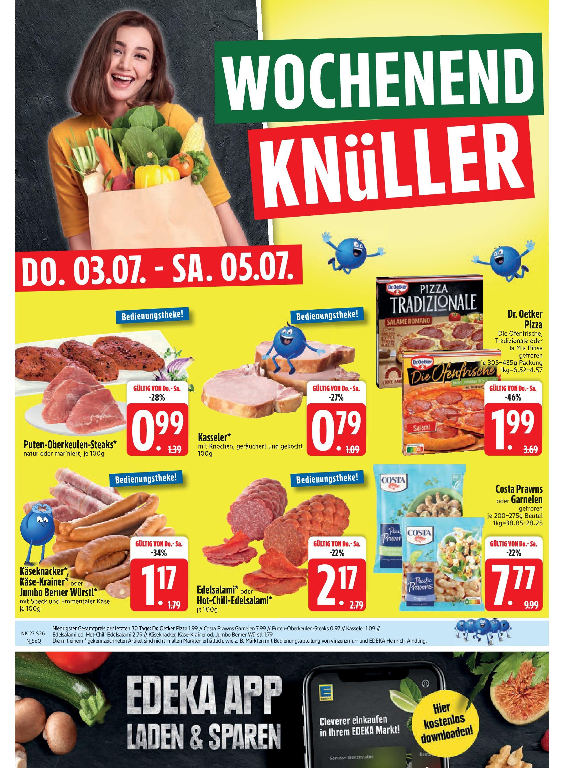 Edeka prospekt Trostberg	 (ab 29.06.2025) » Angebote Online | Seite: 26 | Produkte: Wurst, Salami, Pizza, Steak