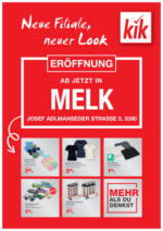 KiK KiK: Neueröffnung Melk - bis 13.07.2025