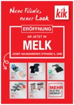 KiK KiK: Neueröffnung Melk - bis 13.07.2025